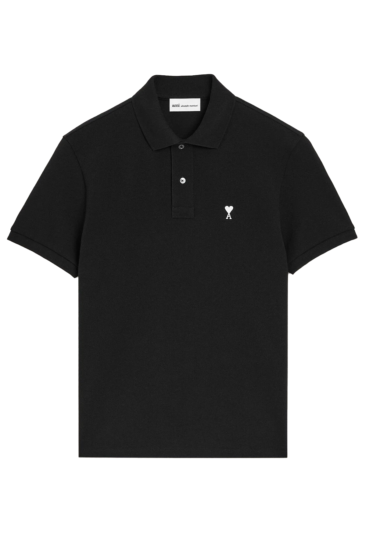 AMI Paris Herren Poloshirt Schwarz SCHWARZ Bild 1