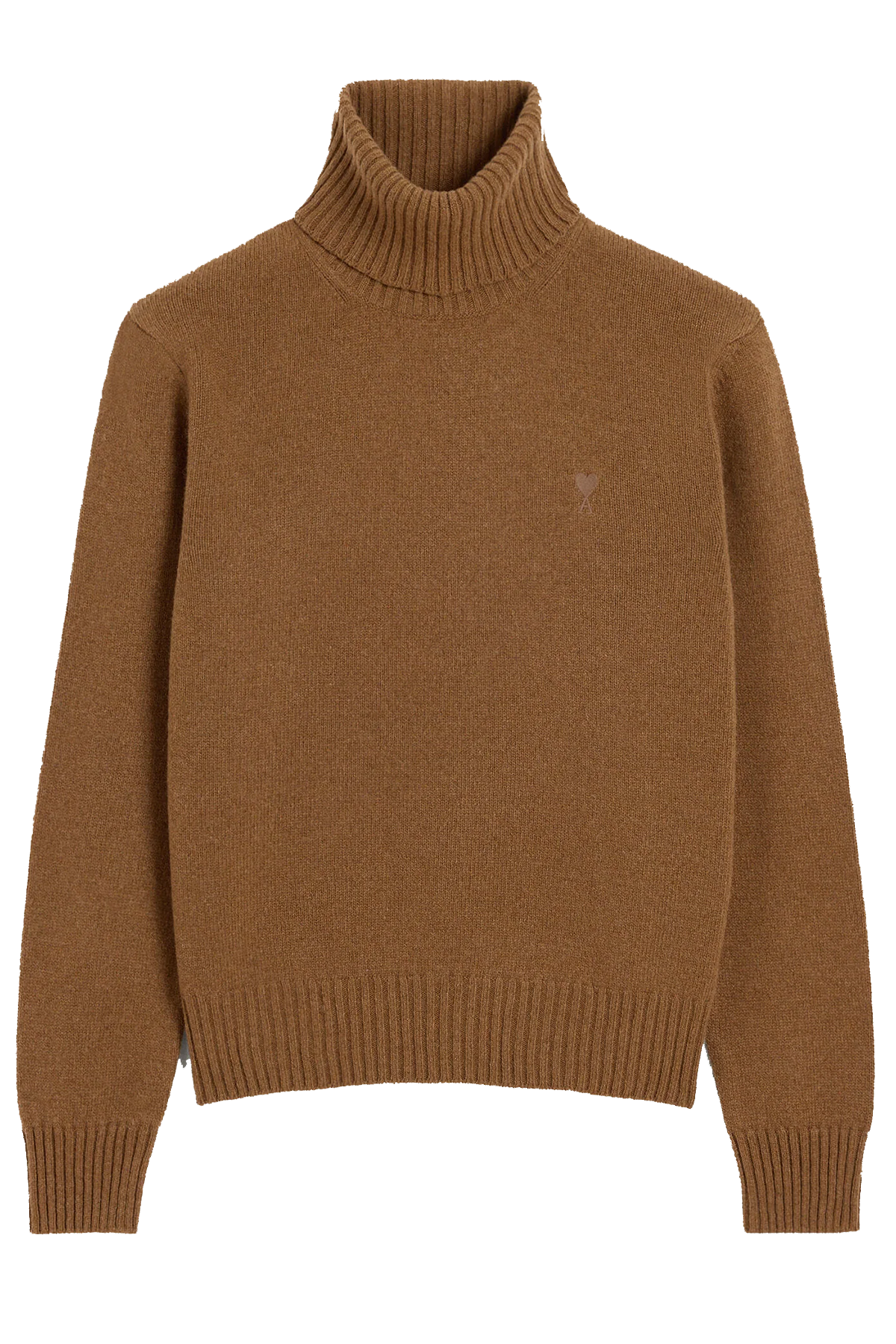 AMI Paris Herren Rollkragenpullover Braun NOISETTE 216H25 Bild 1