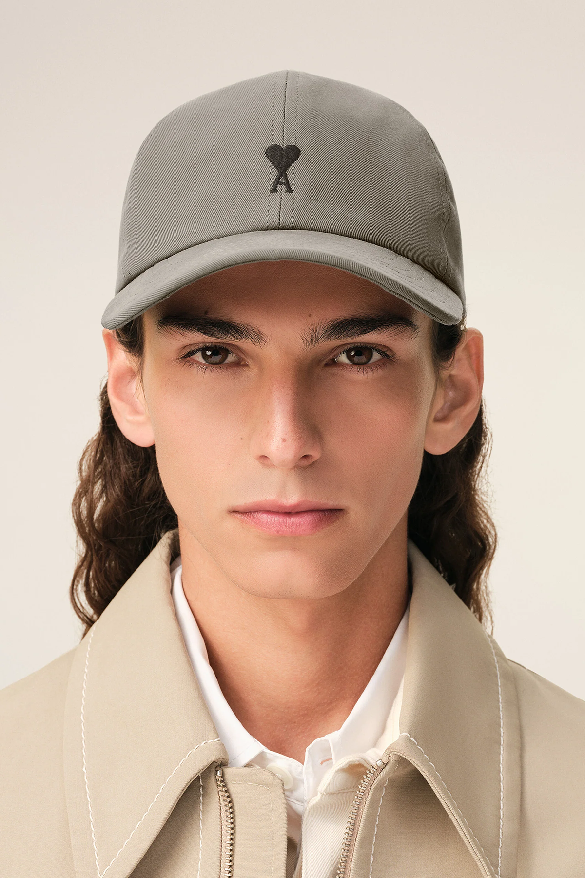 AMI Paris Herren Schildmütze Grau GRAU Bild 2