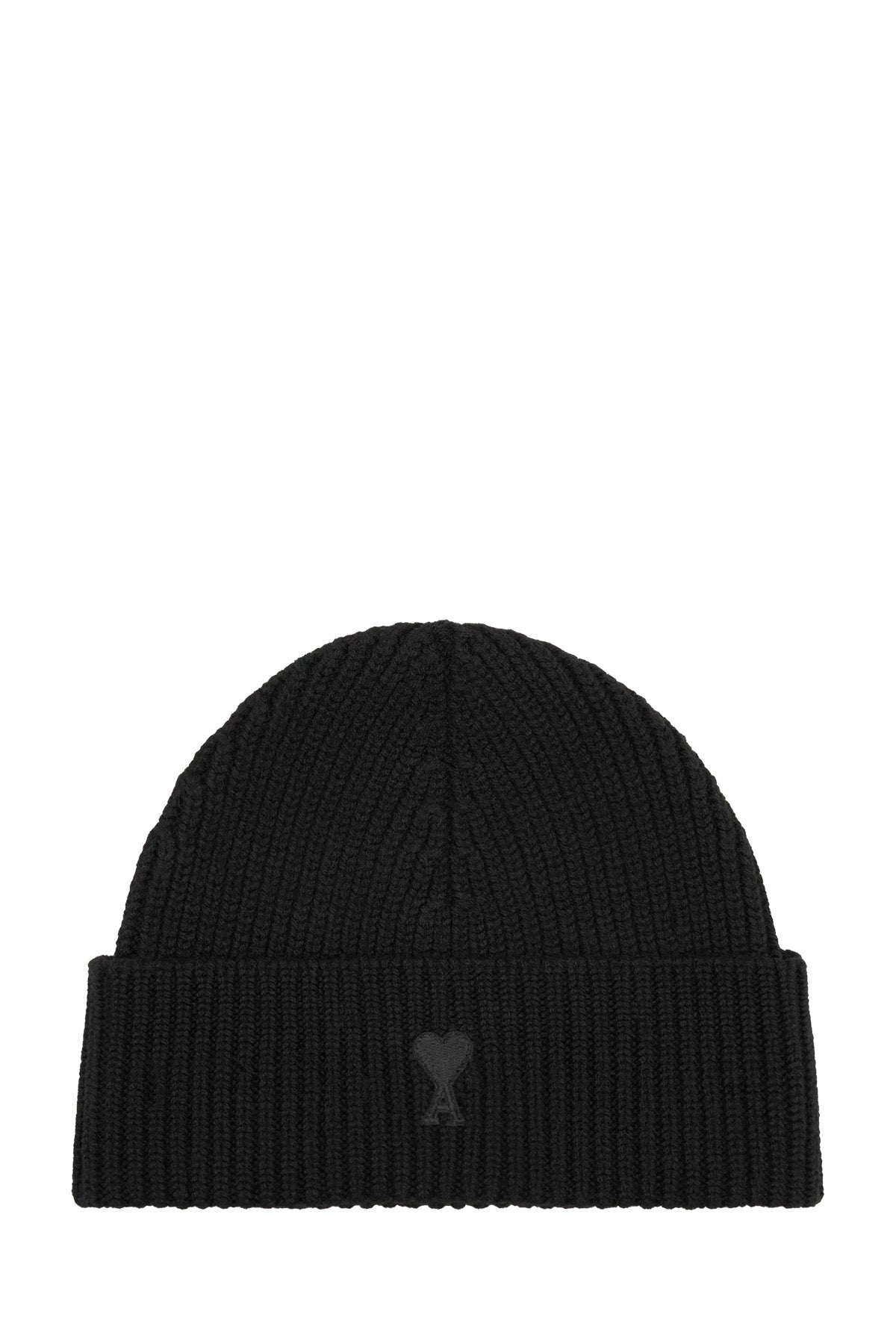 AMI Paris Herren Strickmütze Schwarz NOIR/NOIR 0180H25 Bild 1