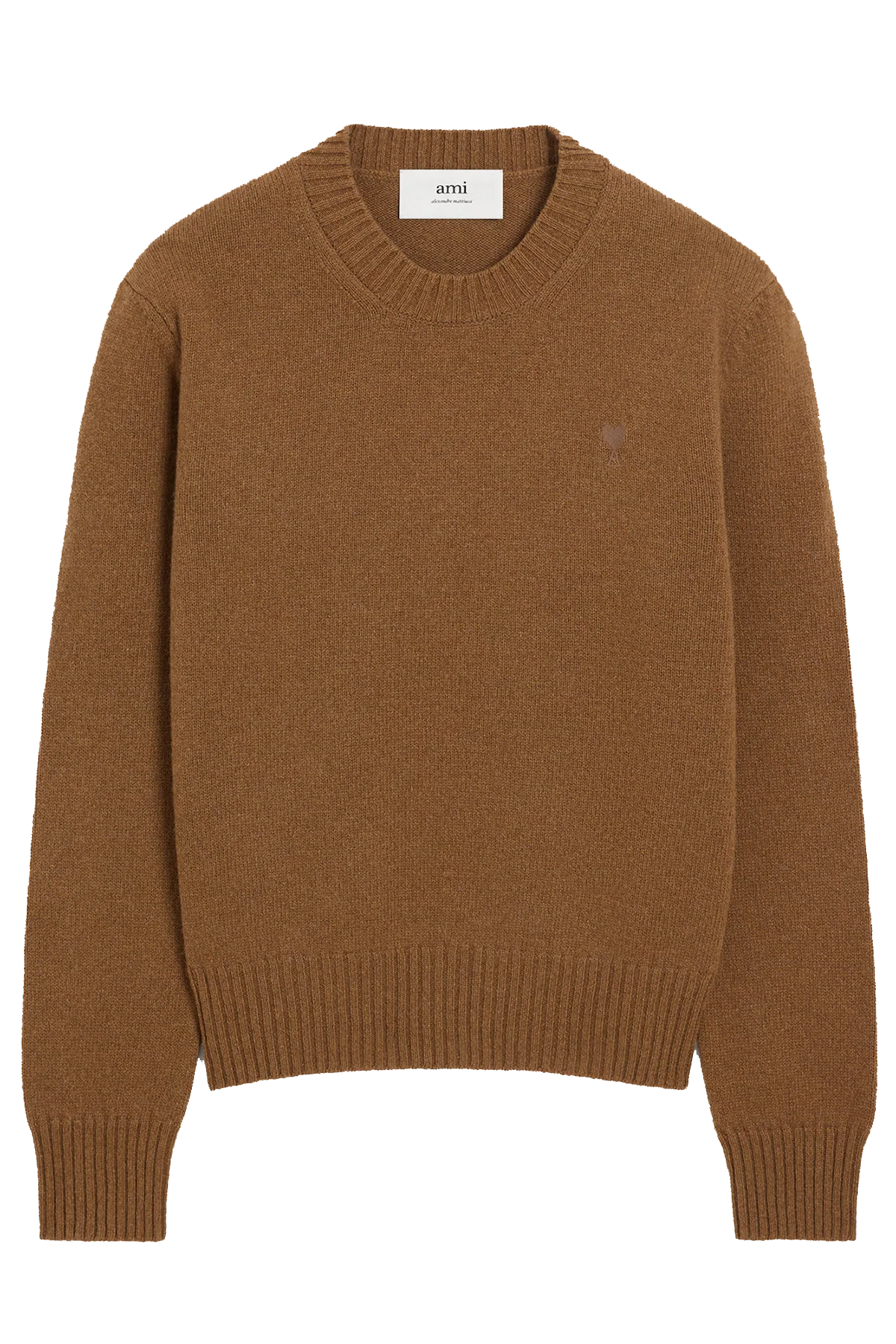 AMI Paris Herren Strickpullover Braun NOISETTE 216H25 Bild 1