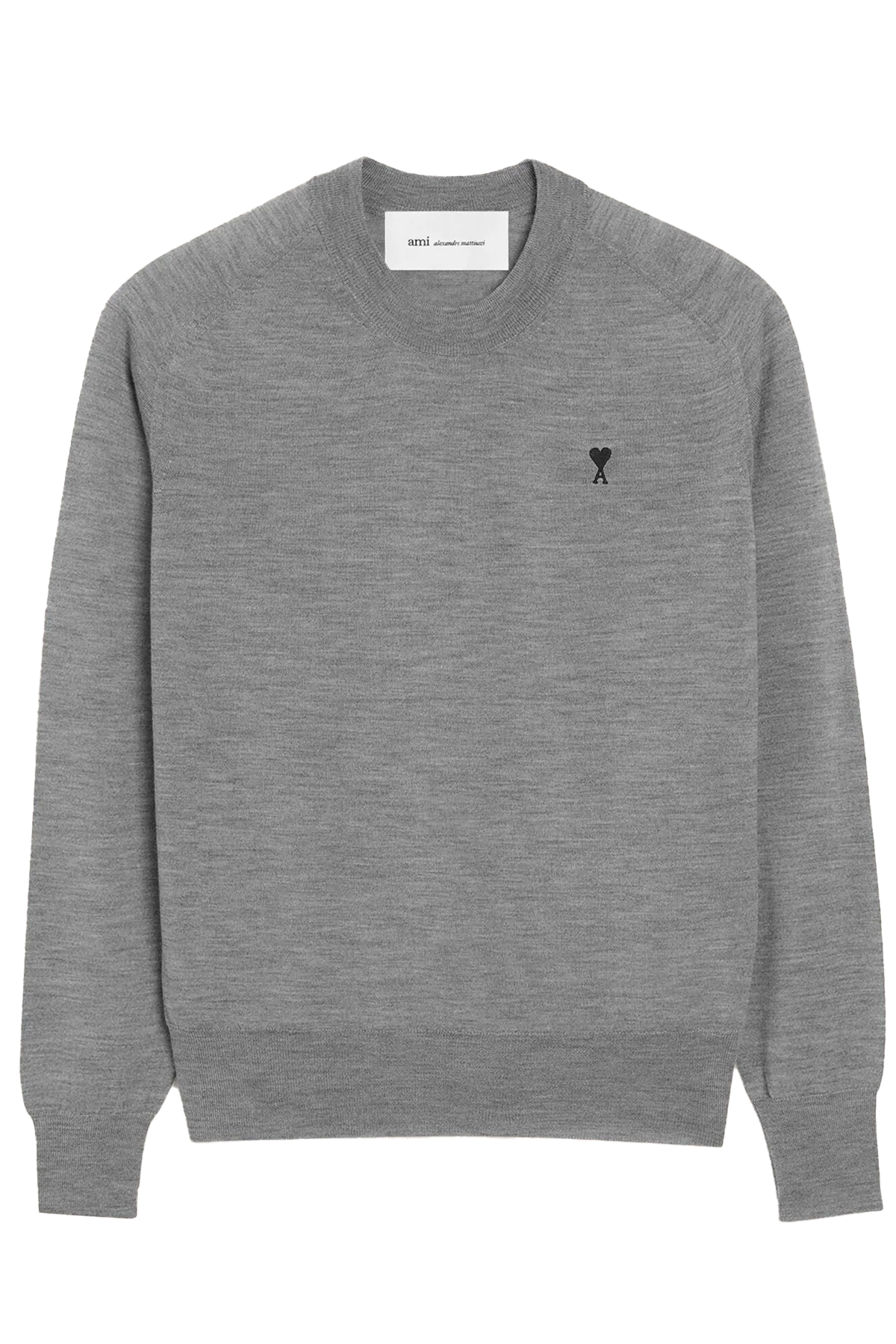 AMI Paris Herren Strickpullover Grau GRAU-MELANGE Bild 1
