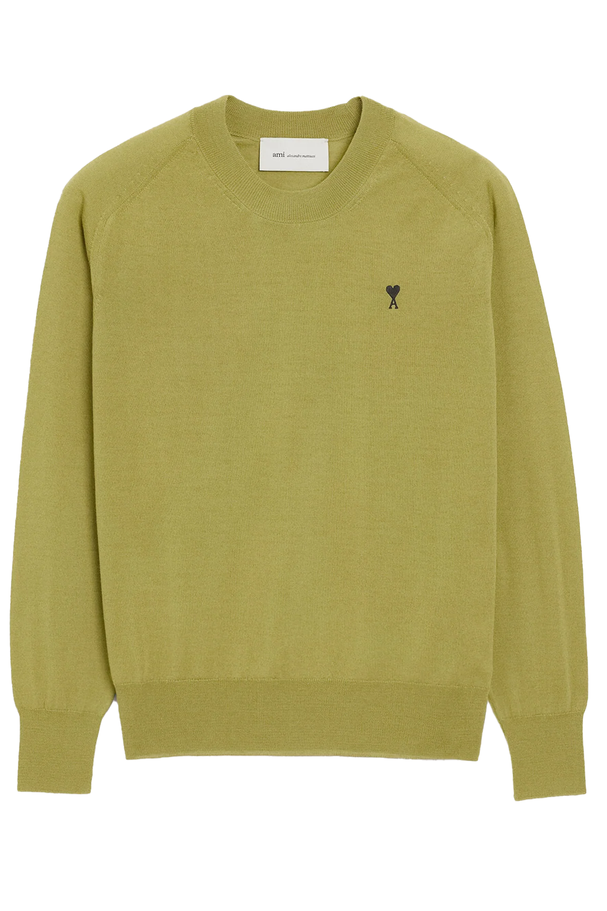 AMI Paris Herren Strickpullover Matcha GRÜN Bild 1