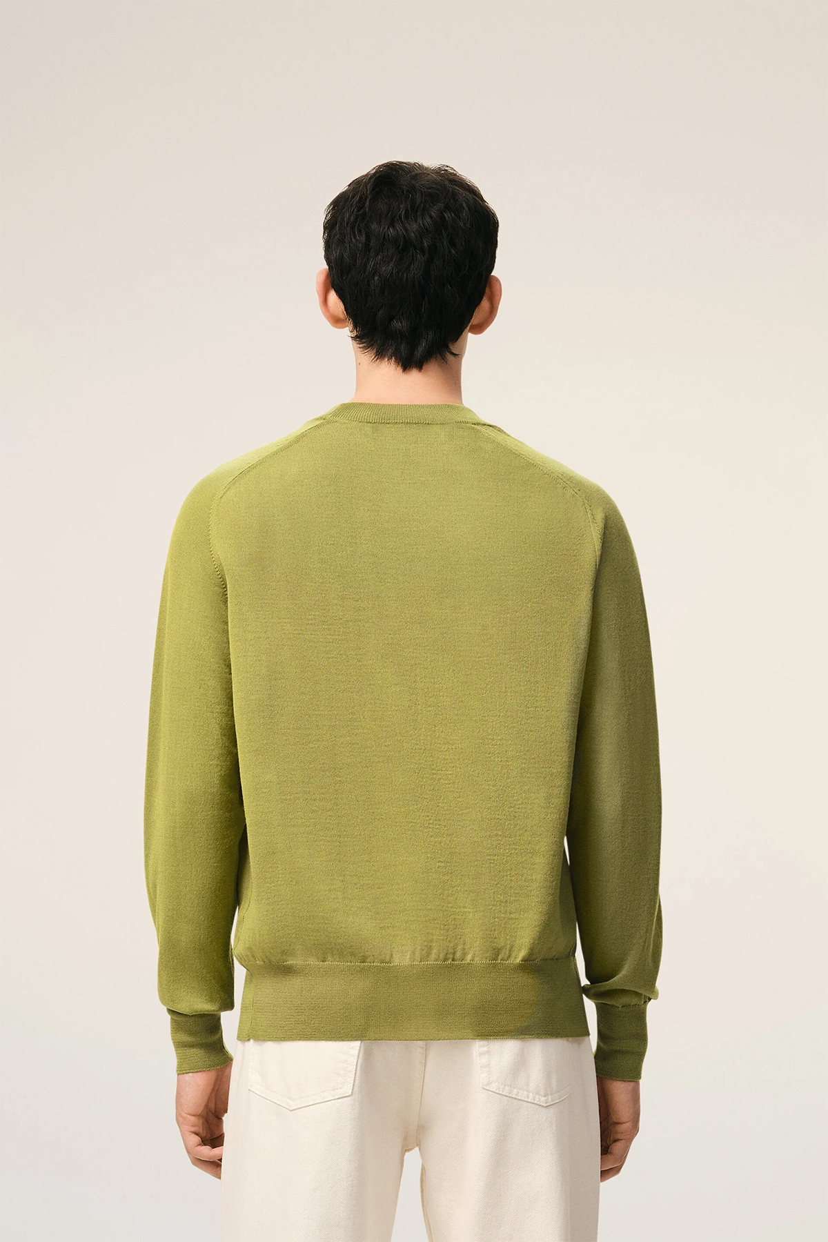AMI Paris Herren Strickpullover Matcha GRÜN Bild 3