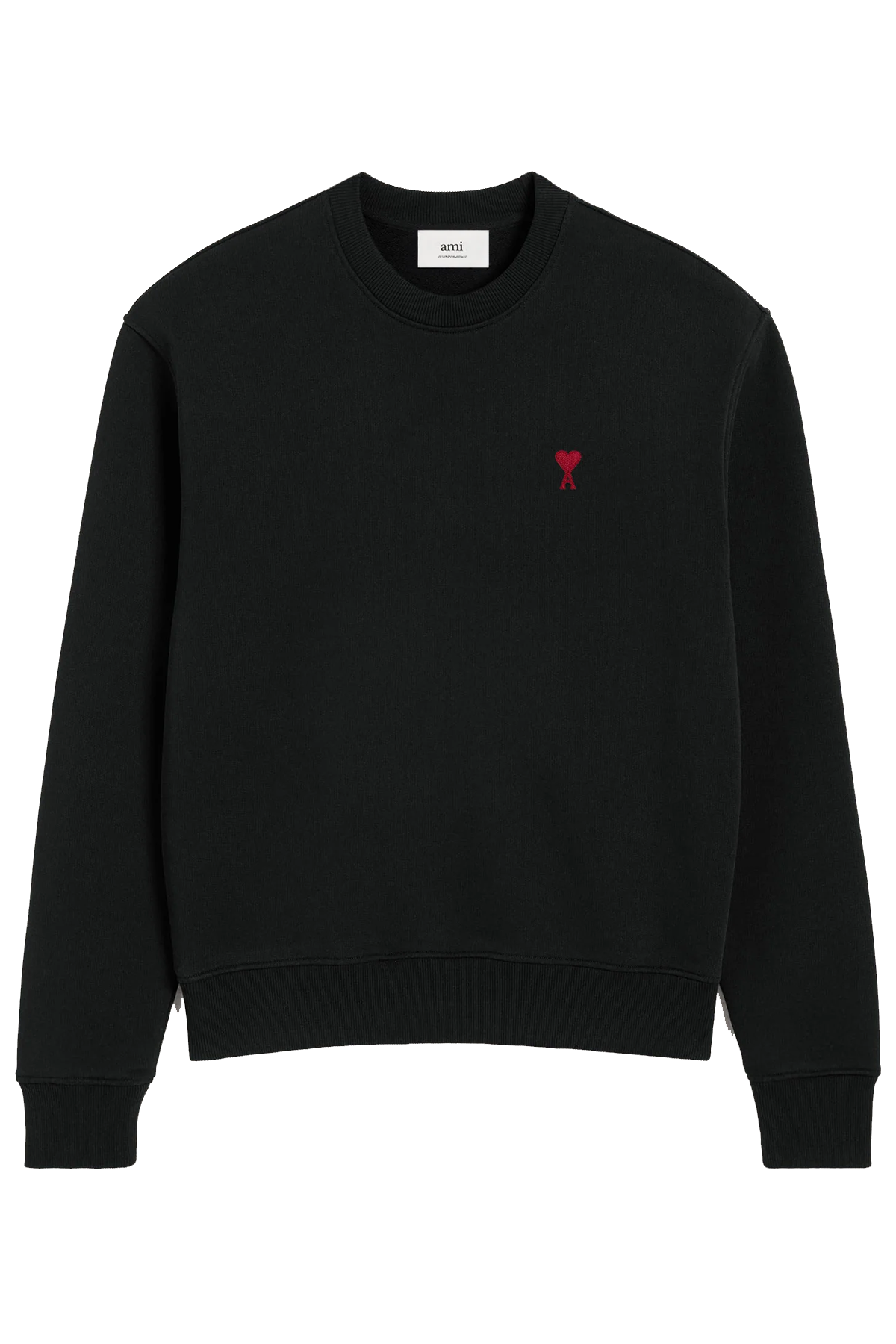 AMI Paris Herren Sweatshirt Schwarz NOIR 001BFS Bild 1