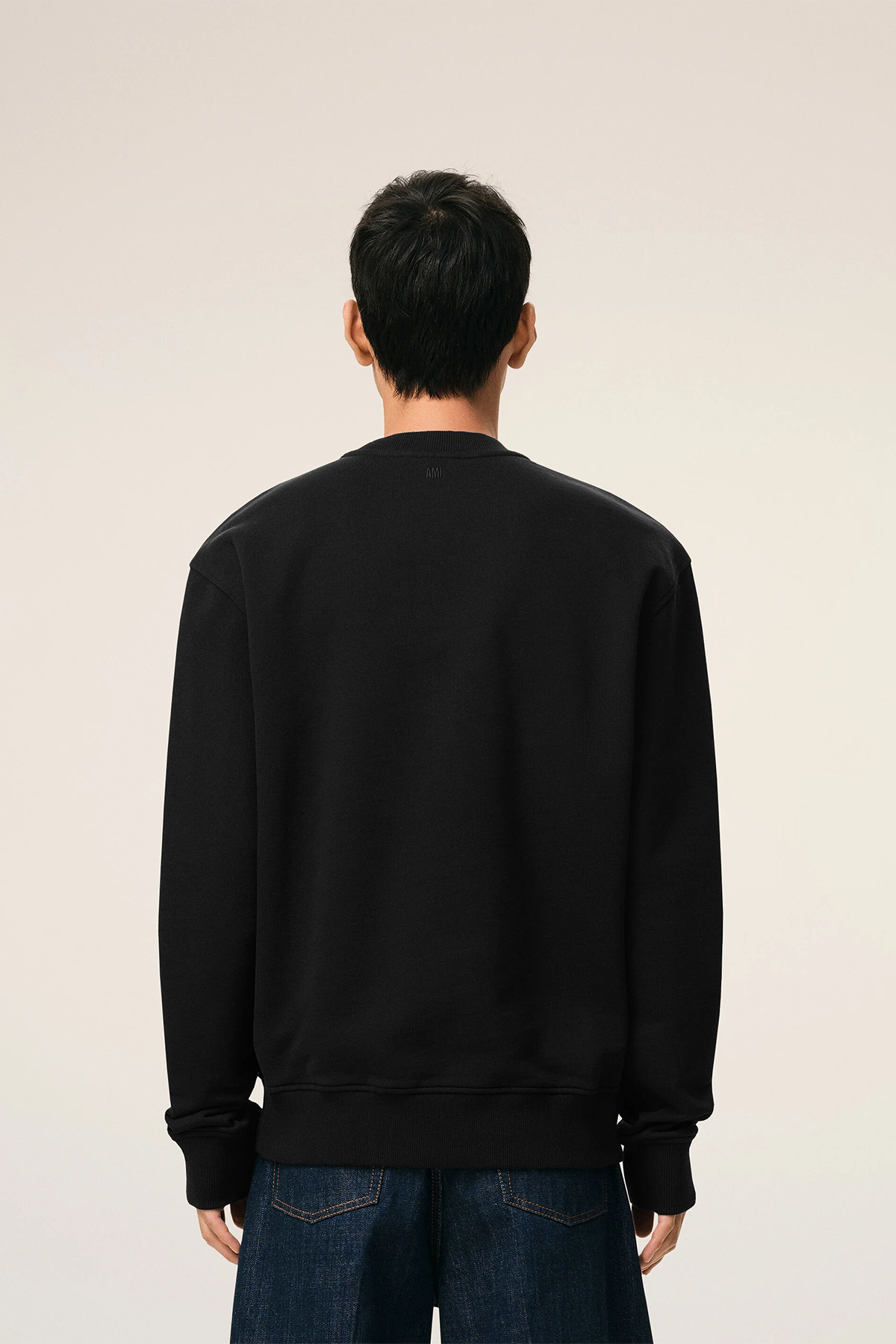 AMI Paris Herren Sweatshirt Schwarz SCHWARZ Bild 3