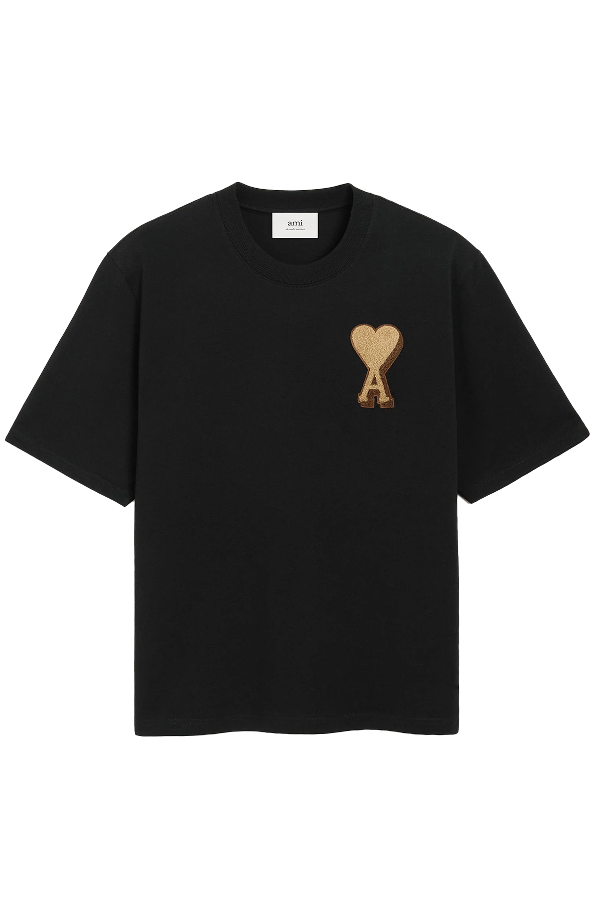 AMI Paris Herren T-Shirt Schwarz NOIR 001H25 Bild 1