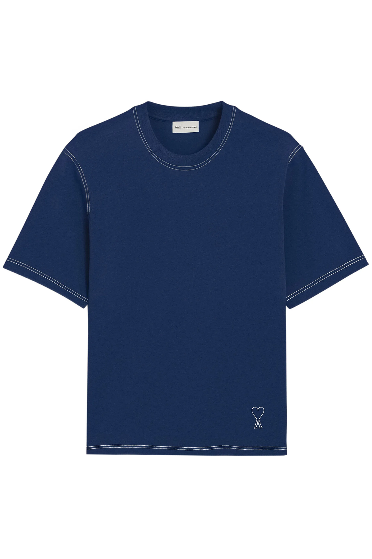 AMI Paris Herren T-Shirt Tinte MARINE-BLAU Bild 1