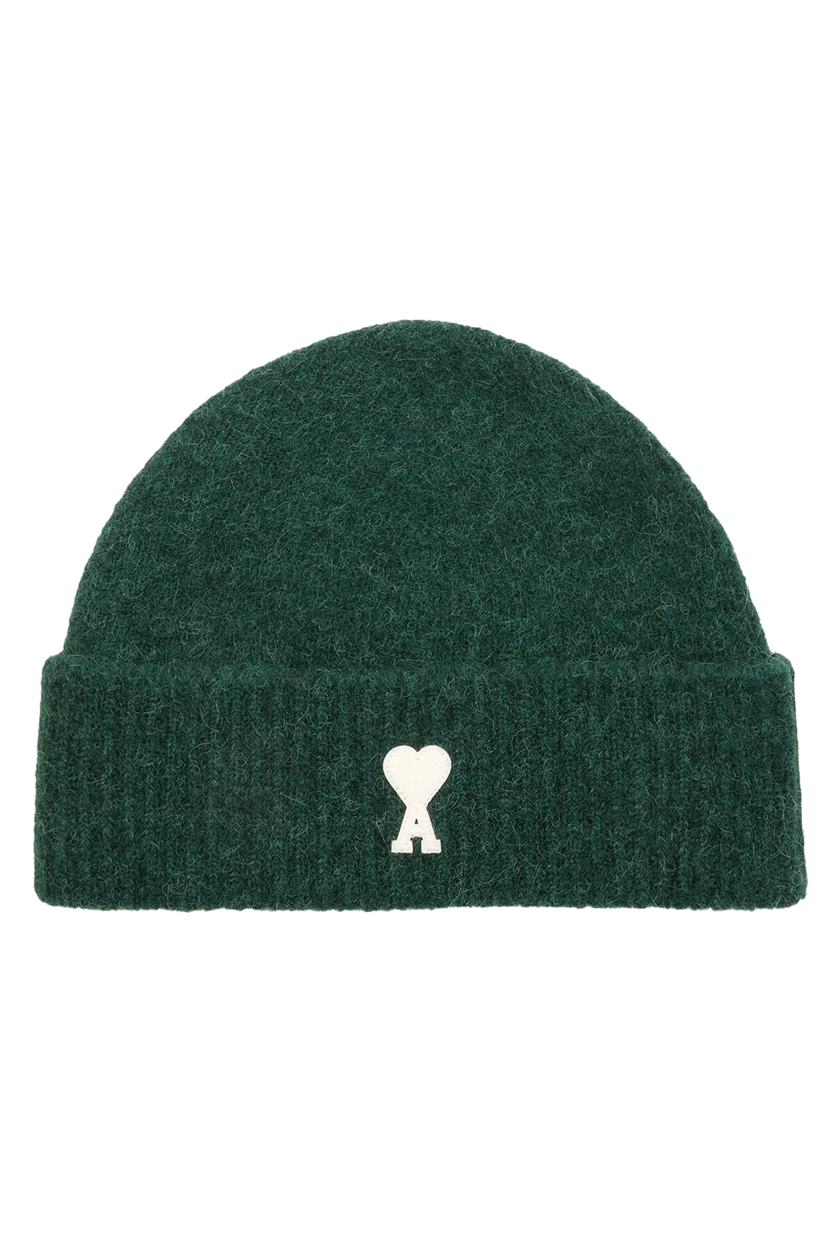 AMI Paris Herren Wollmütze Flaschengrün A279 BOTTLE GREEN/OFF WHITE Bild 1