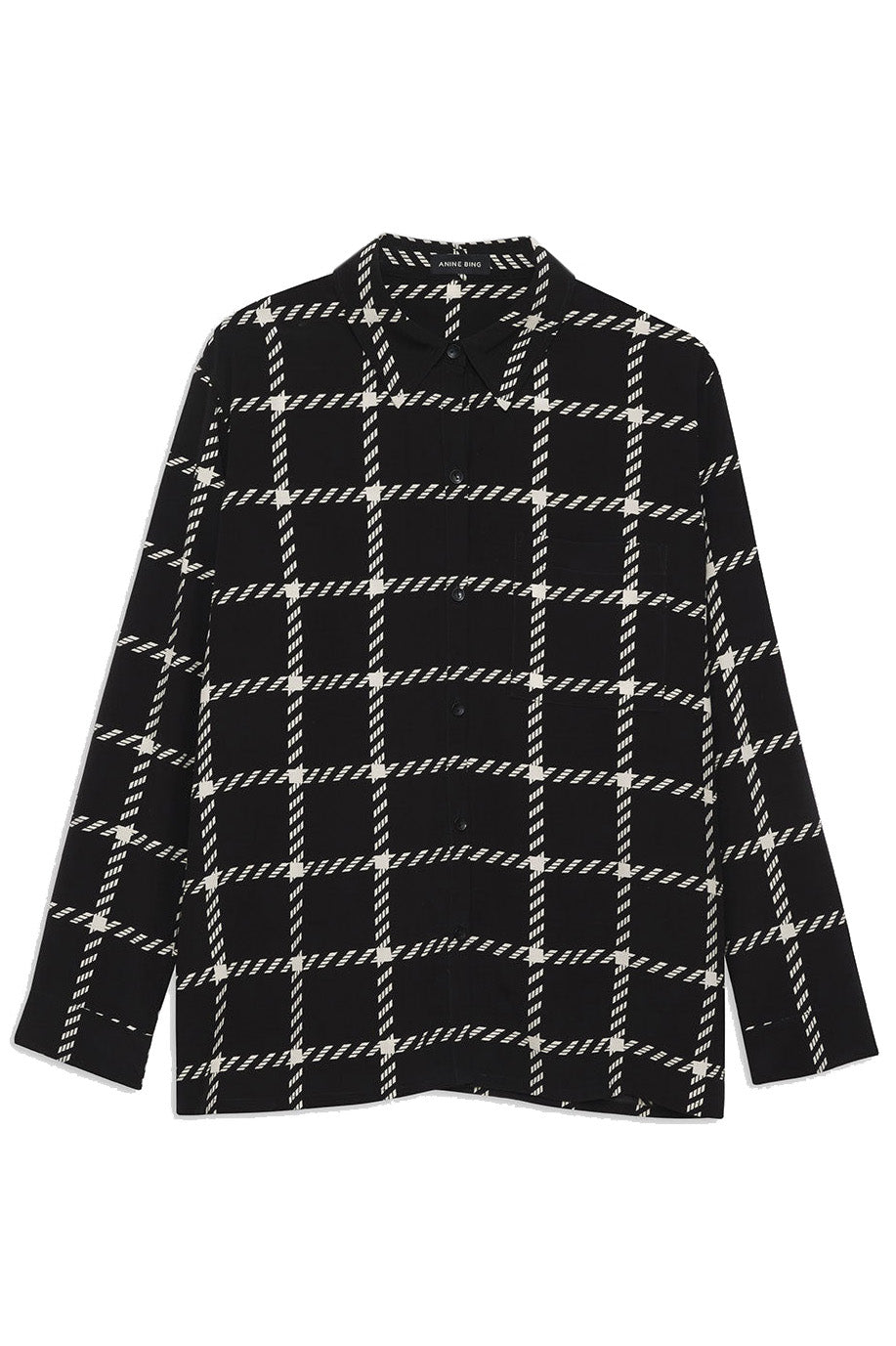 Anine Bing Damen Bluse Aspen Schwarz SCHWARZ Bild 1