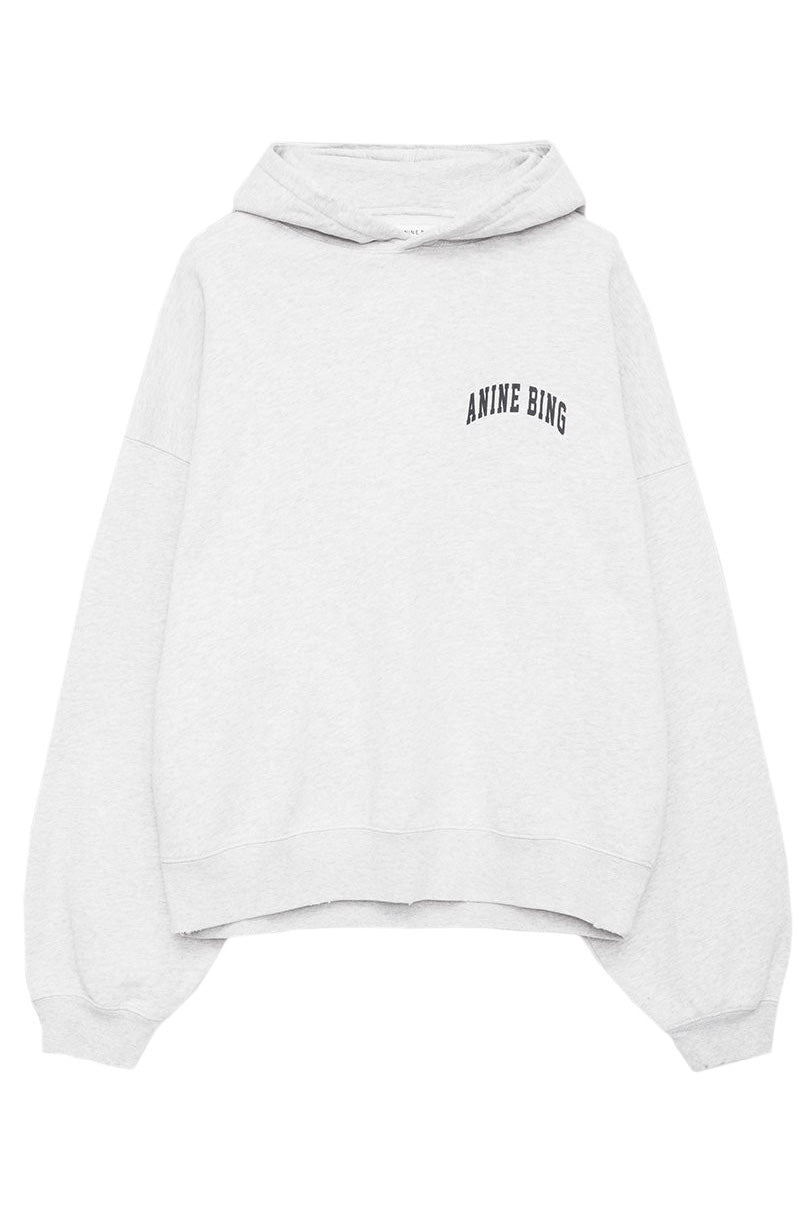 Anine Bing Damen Hoodie Alec Hellgrau GRAU-MELANGE Bild 1