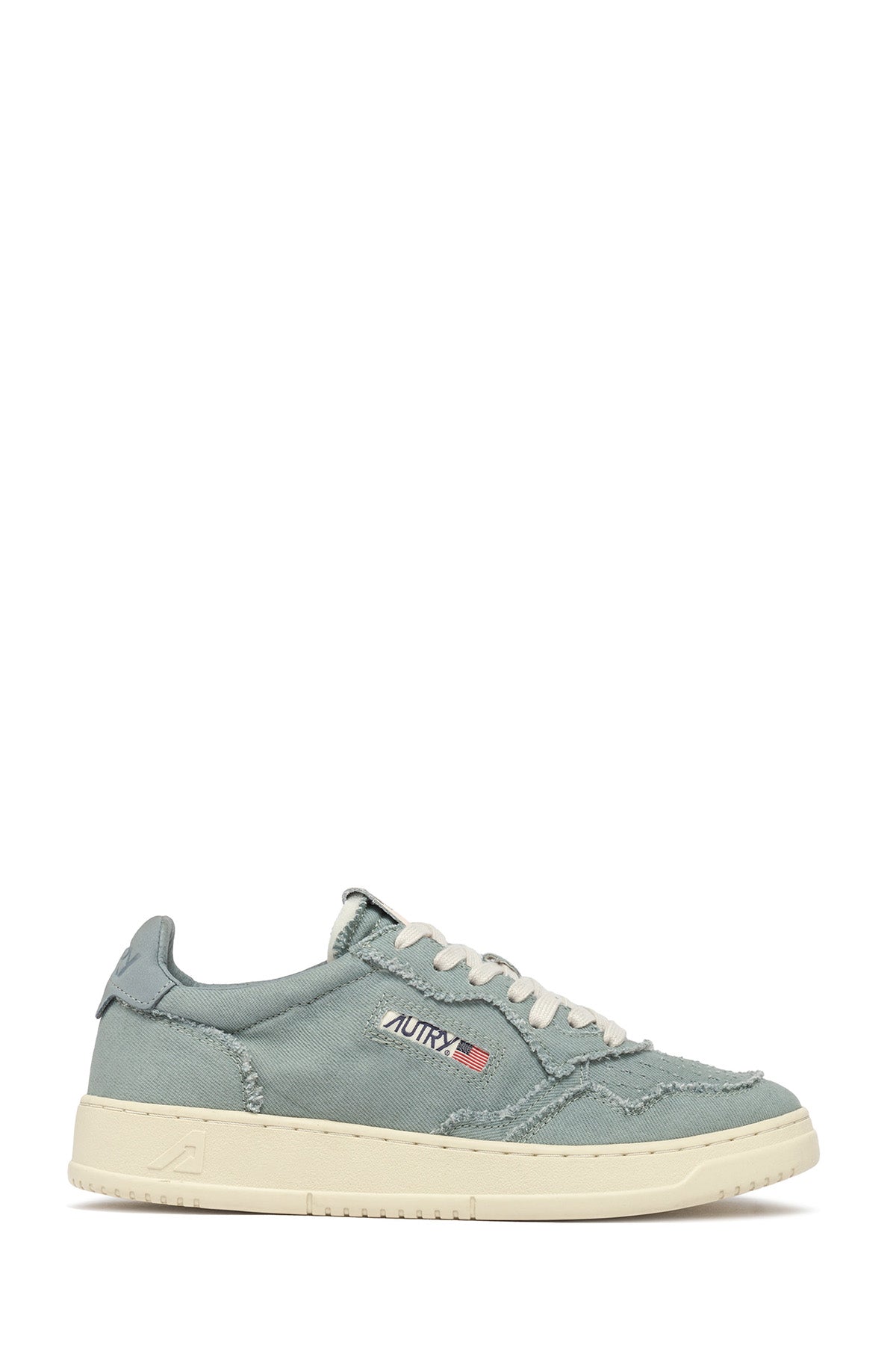 Autry Damen Low Sneaker Medalist Silver/Blue BLAU Bild 1