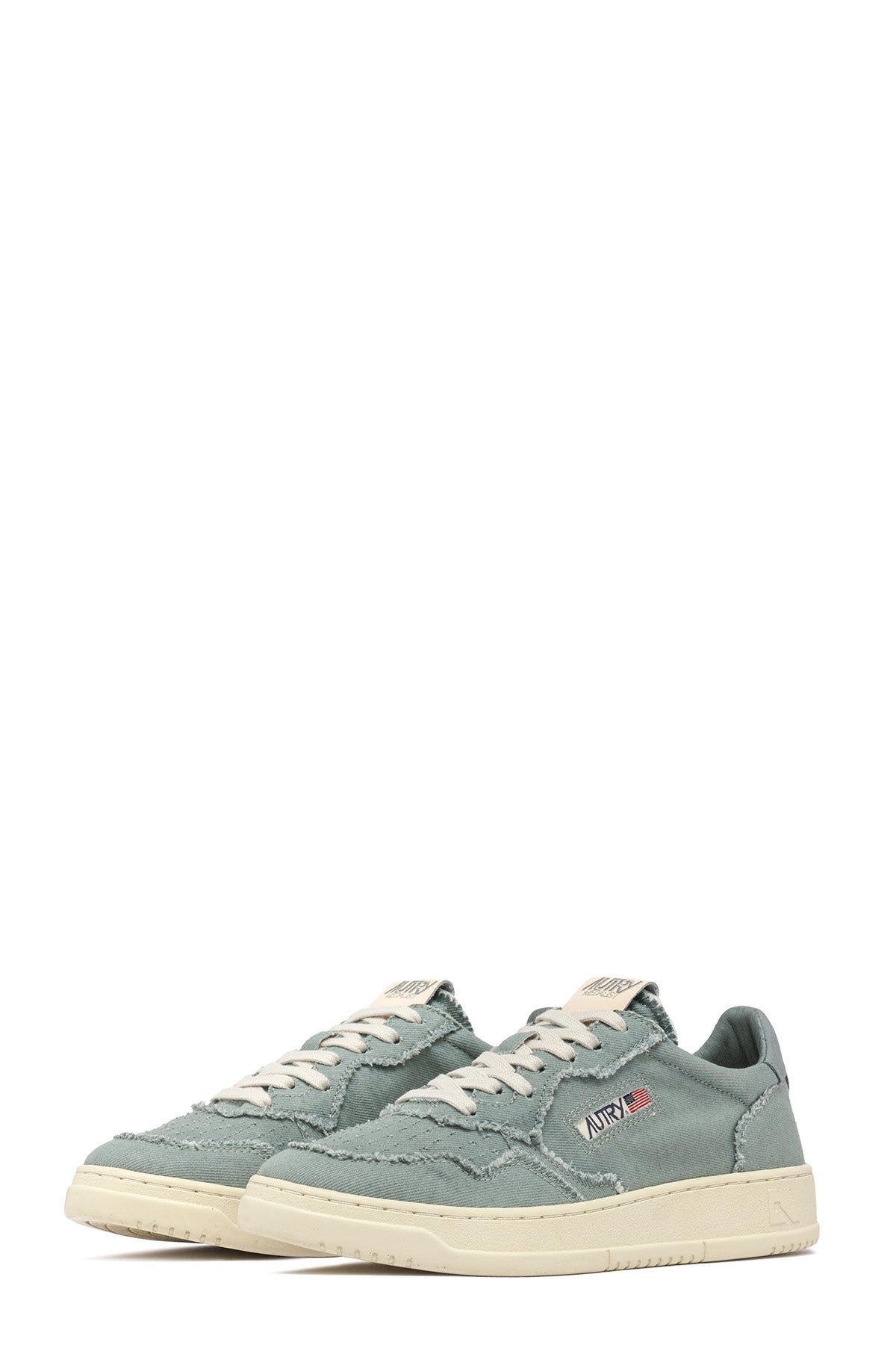 Autry Damen Low Sneaker Medalist Silver/Blue BLAU Bild 2