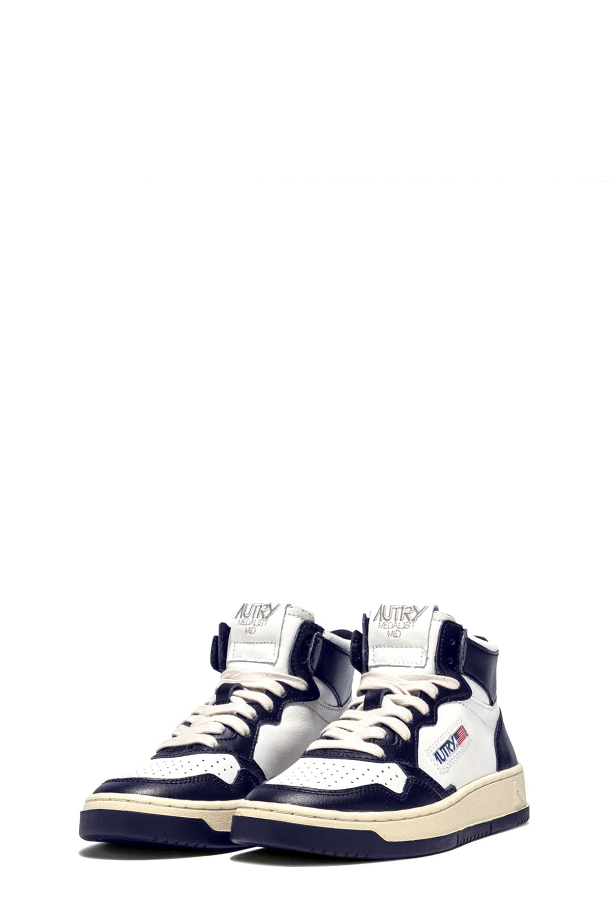 Autry Damen Mid Sneaker Medalist Weiss/Blau WEISS Bild 2