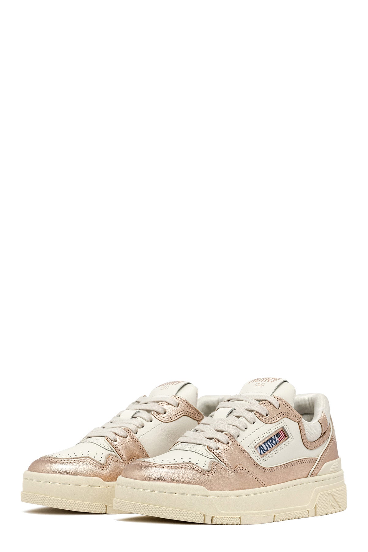 Autry Damen Sneaker CLC Low Kupfer WEISS Bild 2