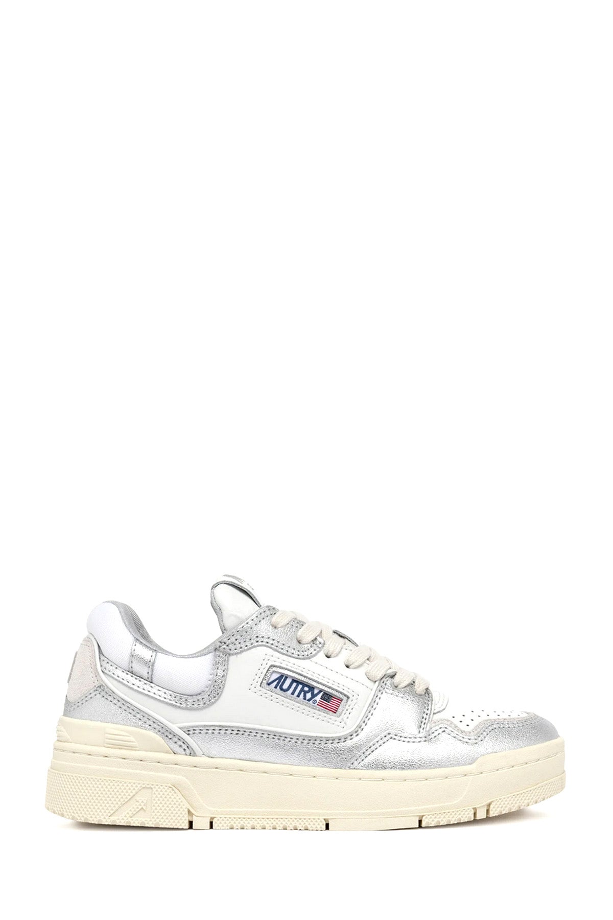 Autry Damen Sneaker CLC Low Silber/Weiss WEISS Bild 1