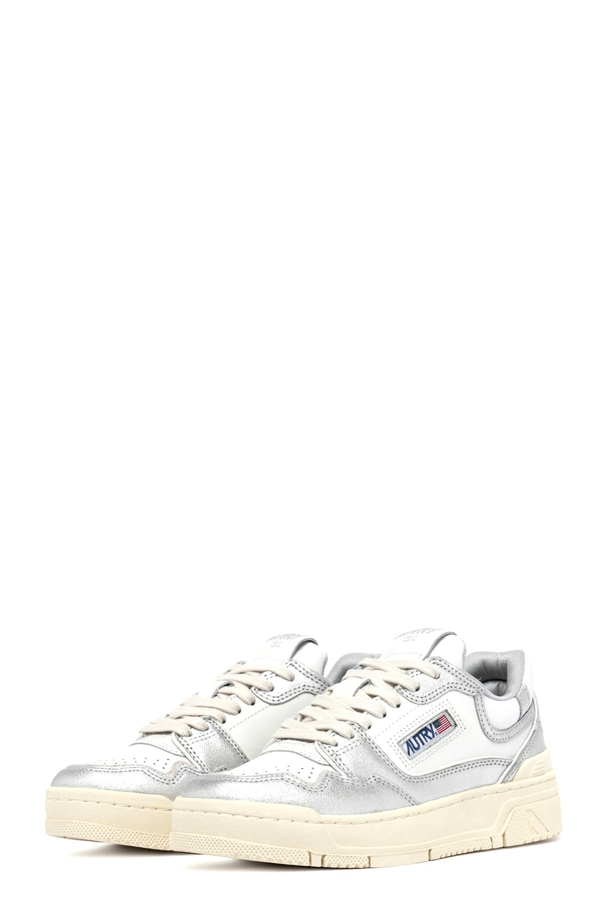 Autry Damen Sneaker CLC Low Silber/Weiss WEISS Bild 2