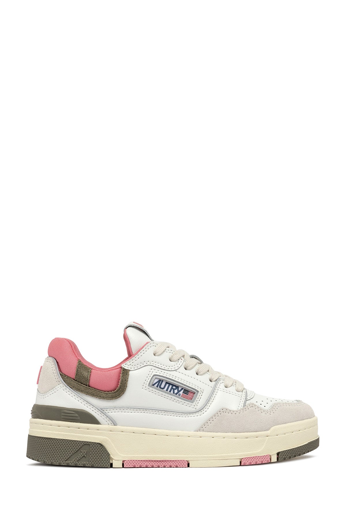 Autry Damen Sneaker CLC Low Weiss/Geranium WEISS Bild 1