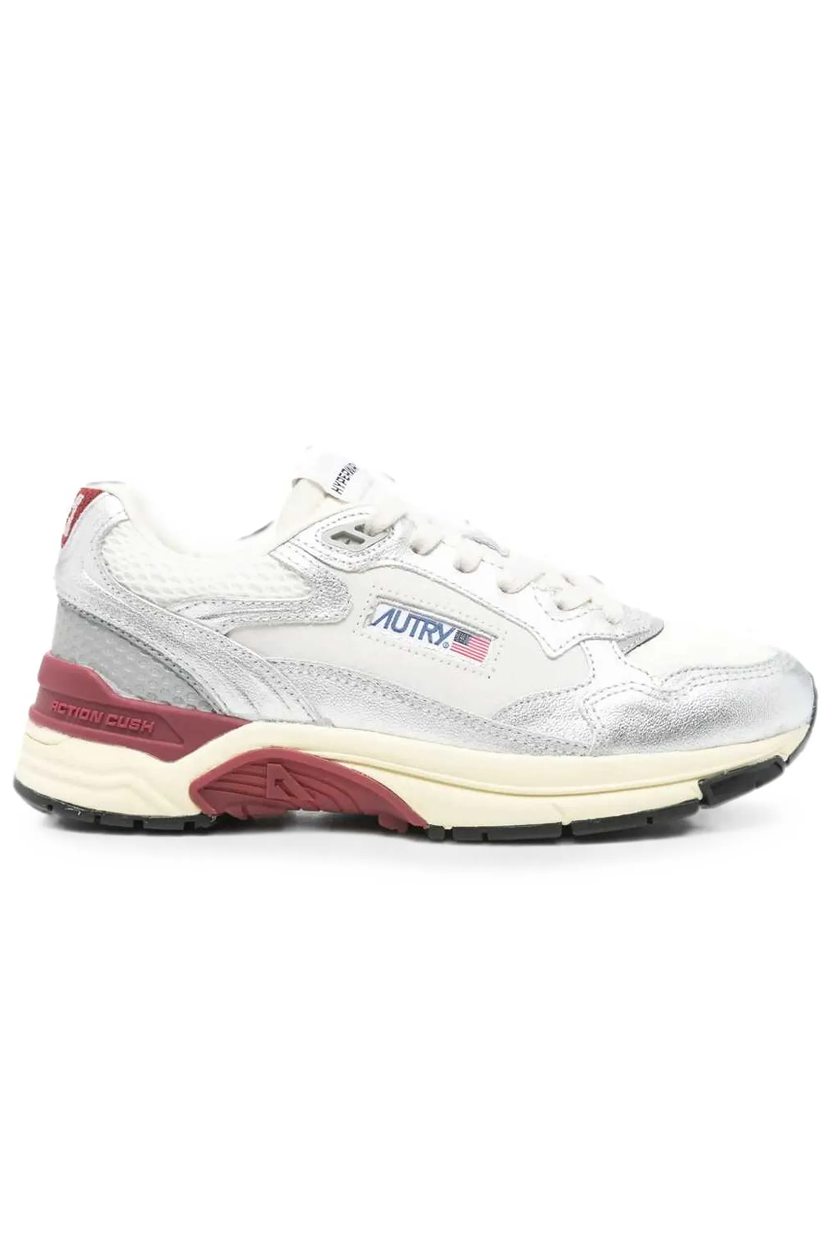 Autry Damen Sneaker Hyperway Silber/Weiss/Rot EM05 Bild 1