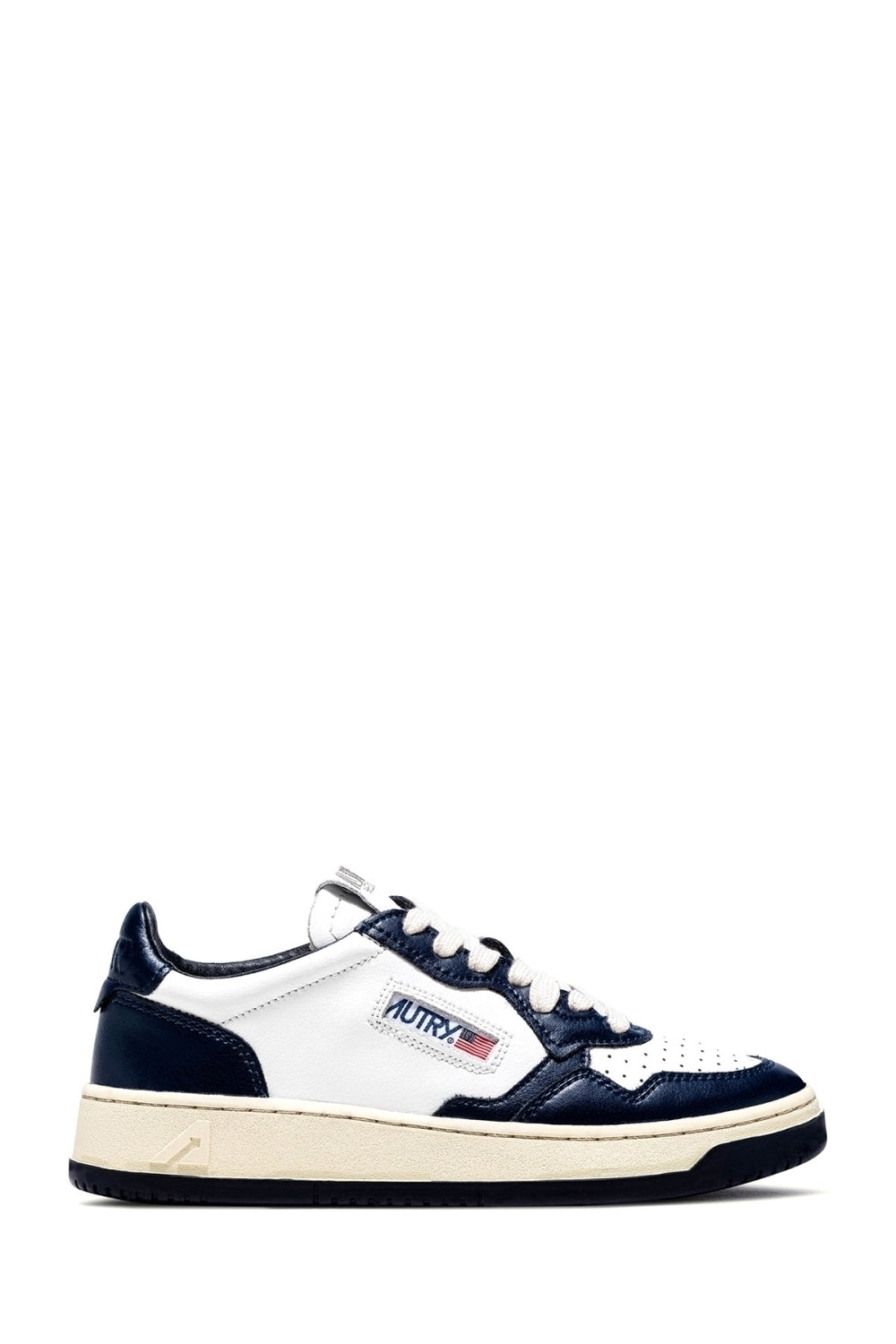 Autry Damen Sneaker Medalist Bicolor Weiss/Blau WB04 Bild 1