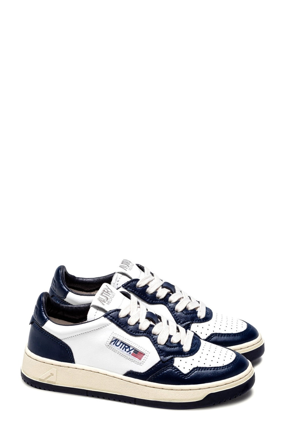Autry Damen Sneaker Medalist Bicolor Weiss/Blau WB04 Bild 2