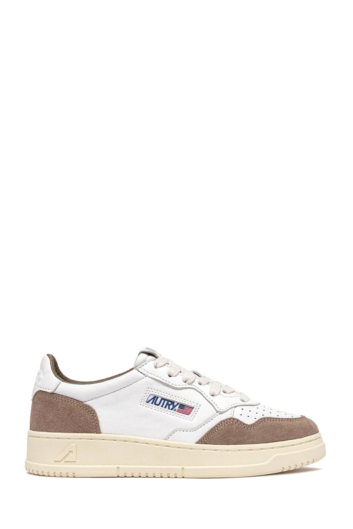 Autry Damen Sneaker Medalist Goat Suede Weiss/Tobacco GS43 Bild 1