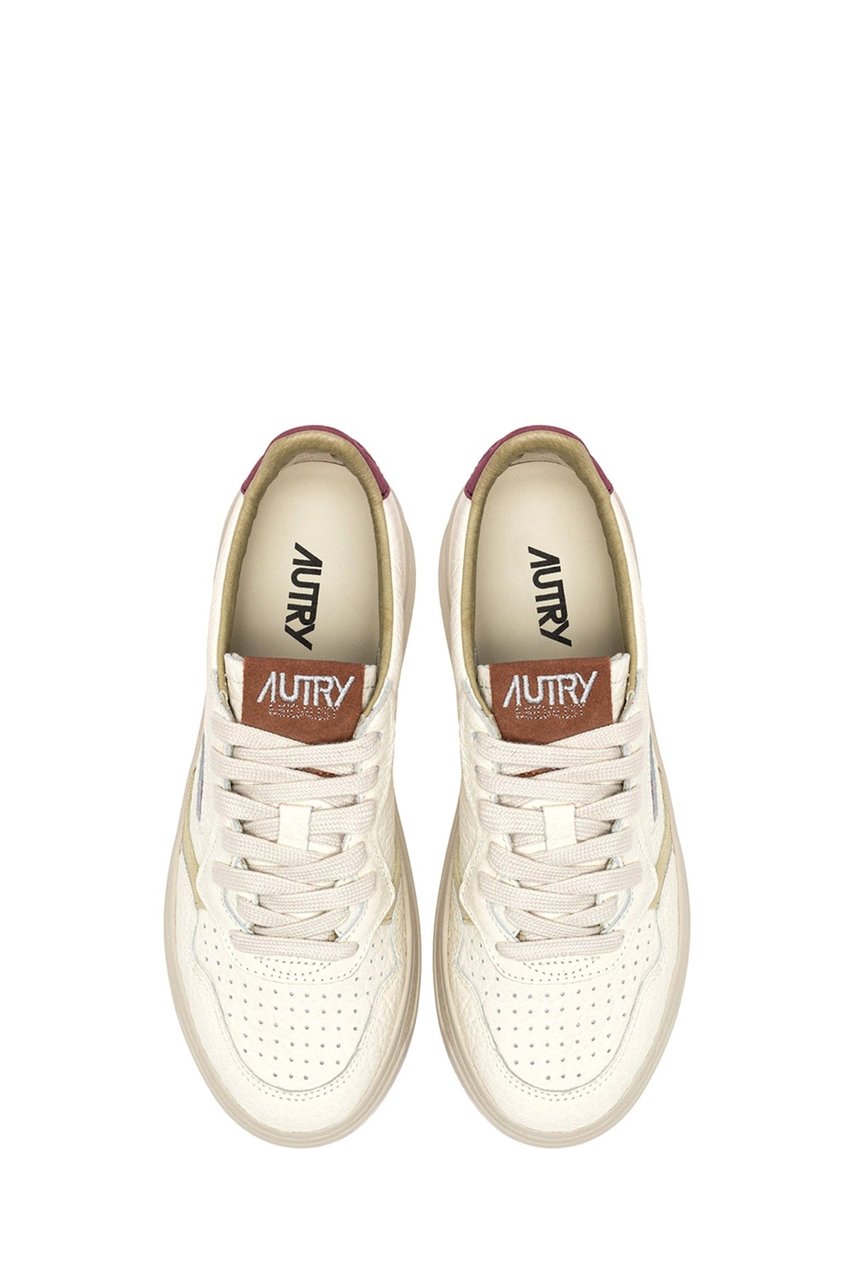 Autry Damen Sneaker Medalist Marshmallow/Burgundy NE10 Bild 4