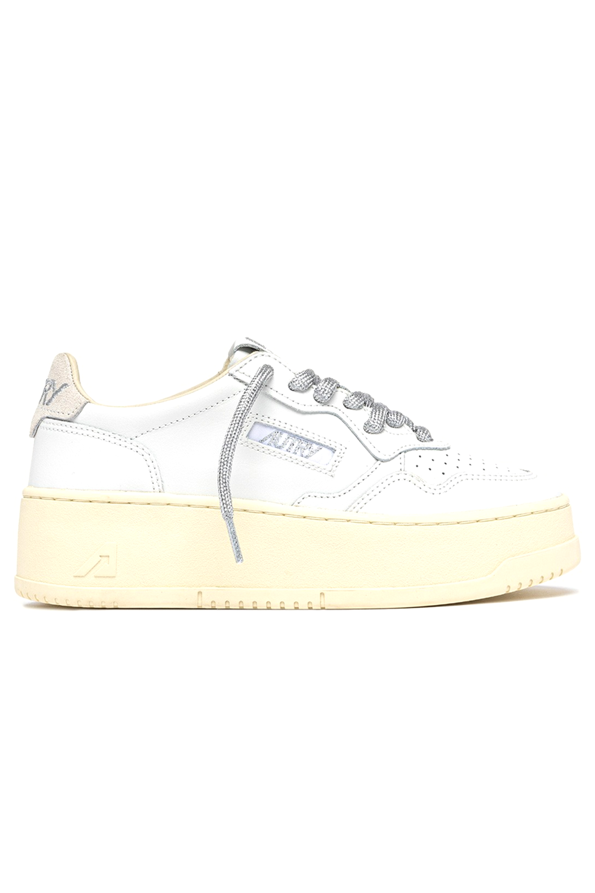 Autry Damen Sneaker Medalist Platform Weiss/Silber WEISS Bild 1