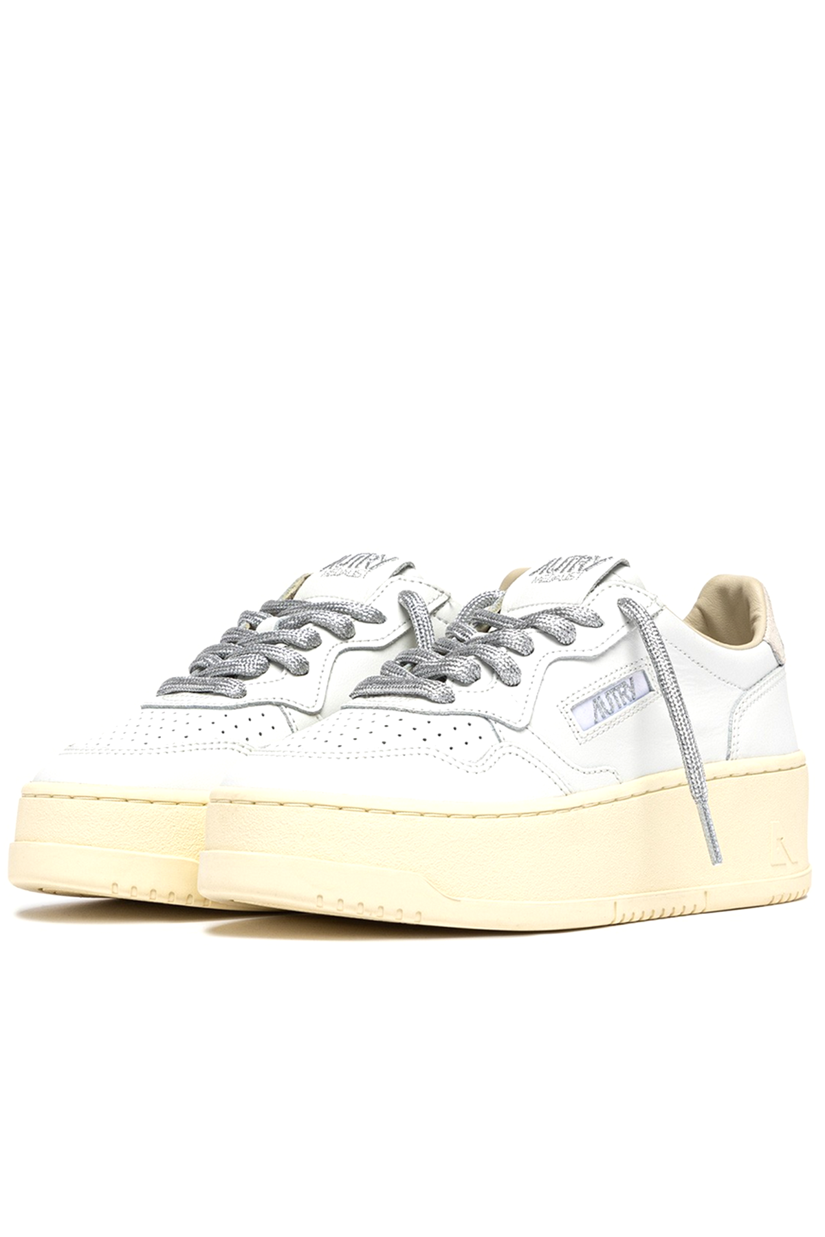 Autry Damen Sneaker Medalist Platform Weiss/Silber WEISS Bild 2