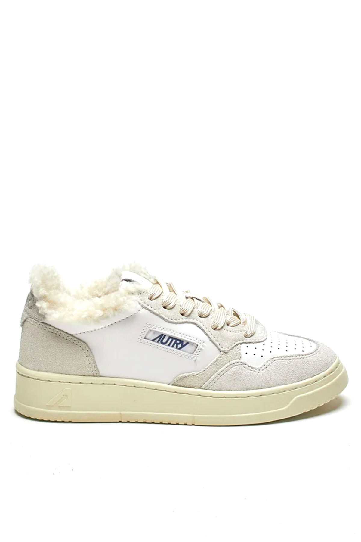 Autry Damen Sneaker Medalist Shearling Weiss/Grau TX01 Bild 1