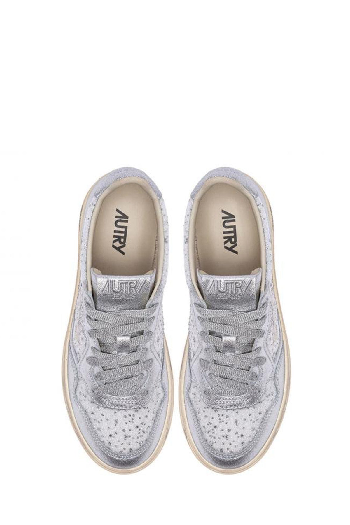 Autry Damen Sneaker Medalist Silber/Glitzer FM01 Bild 4