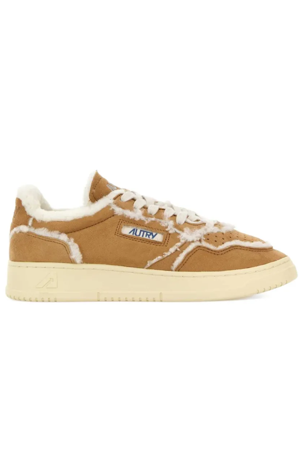 Autry Damen Sneaker Medalist Suede Shearling Cognac BEIGE Bild 1