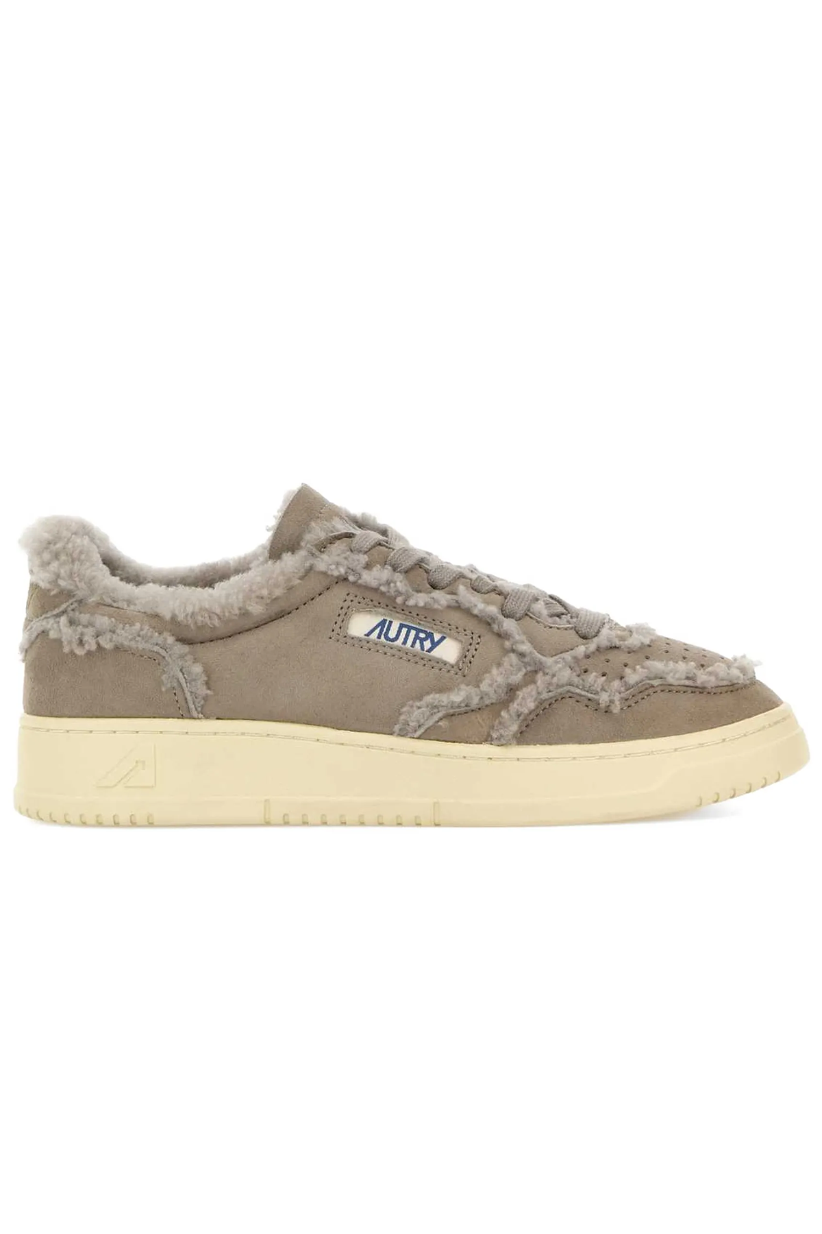 Autry Damen Sneaker Medalist Suede Shearling Taupe TAUPE Bild 1