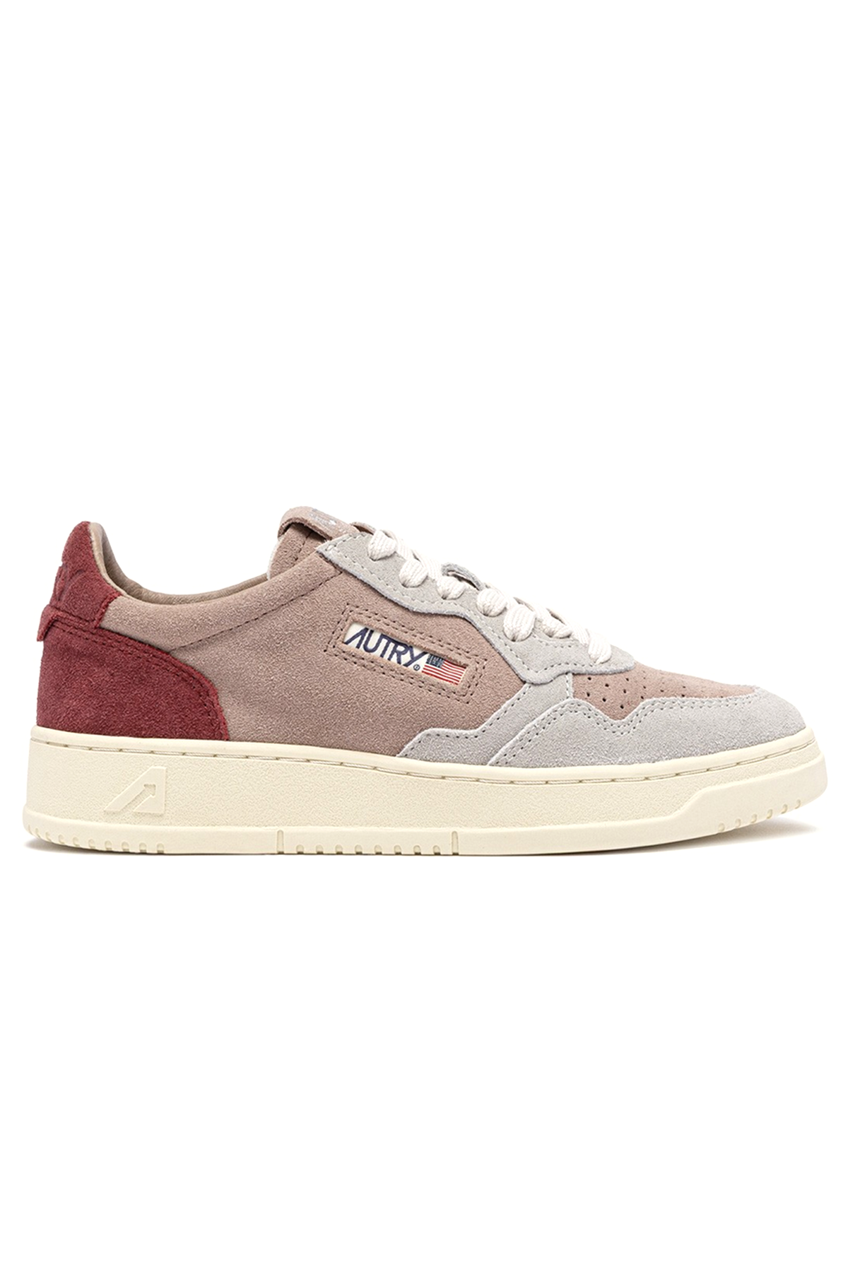 Autry Damen Sneaker Medalist Tricolor Borgogna/Cannel/Nuvole TS39 Bild 1