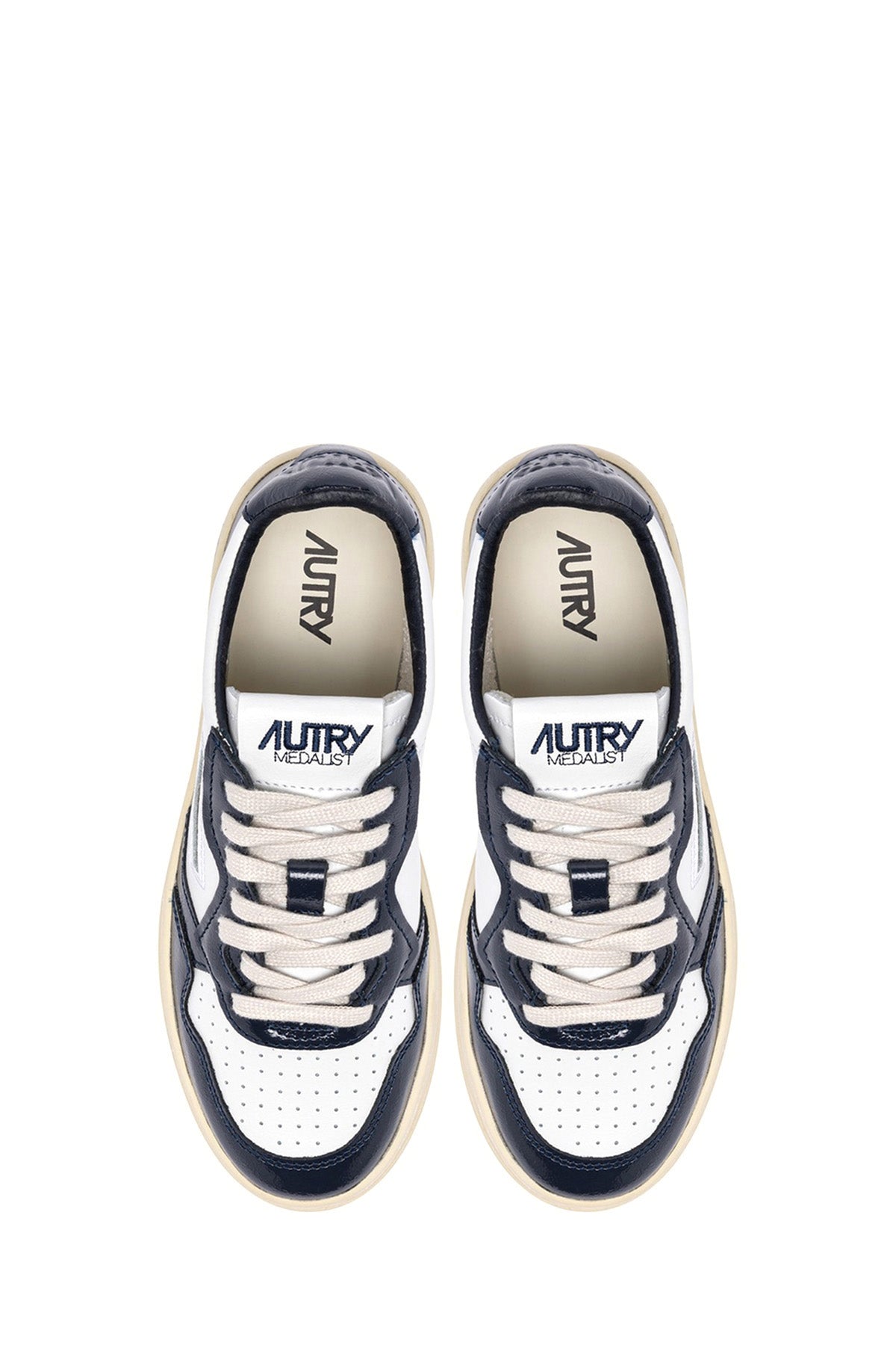 Autry Damen Sneaker Medalist Weiss/Blau RT06 Bild 4