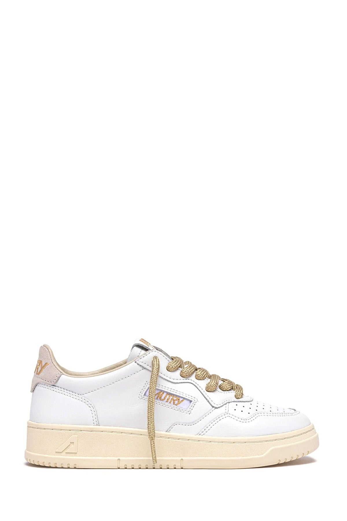 Autry Damen Sneaker Medalist Weiss/Lurex-Gold SW01 Bild 1