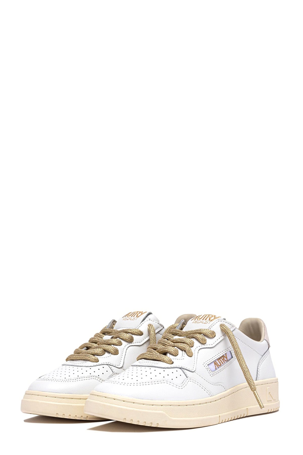 Autry Damen Sneaker Medalist Weiss/Lurex-Gold SW01 Bild 2