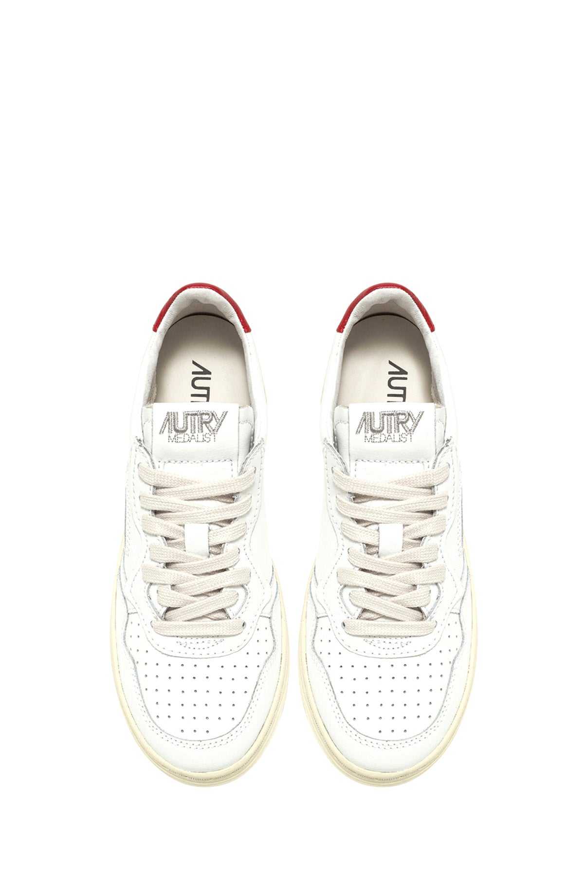 Autry Damen Sneaker Medalist Weiss/Rot LL21 Bild 4
