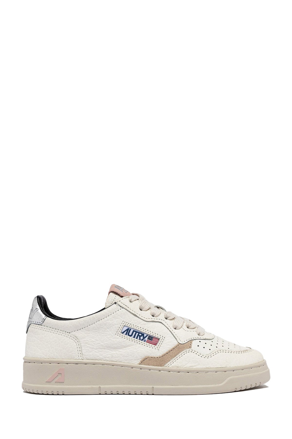 Autry Damen Sneaker Medalist Weiss/Silber/Puder LE18 Bild 1