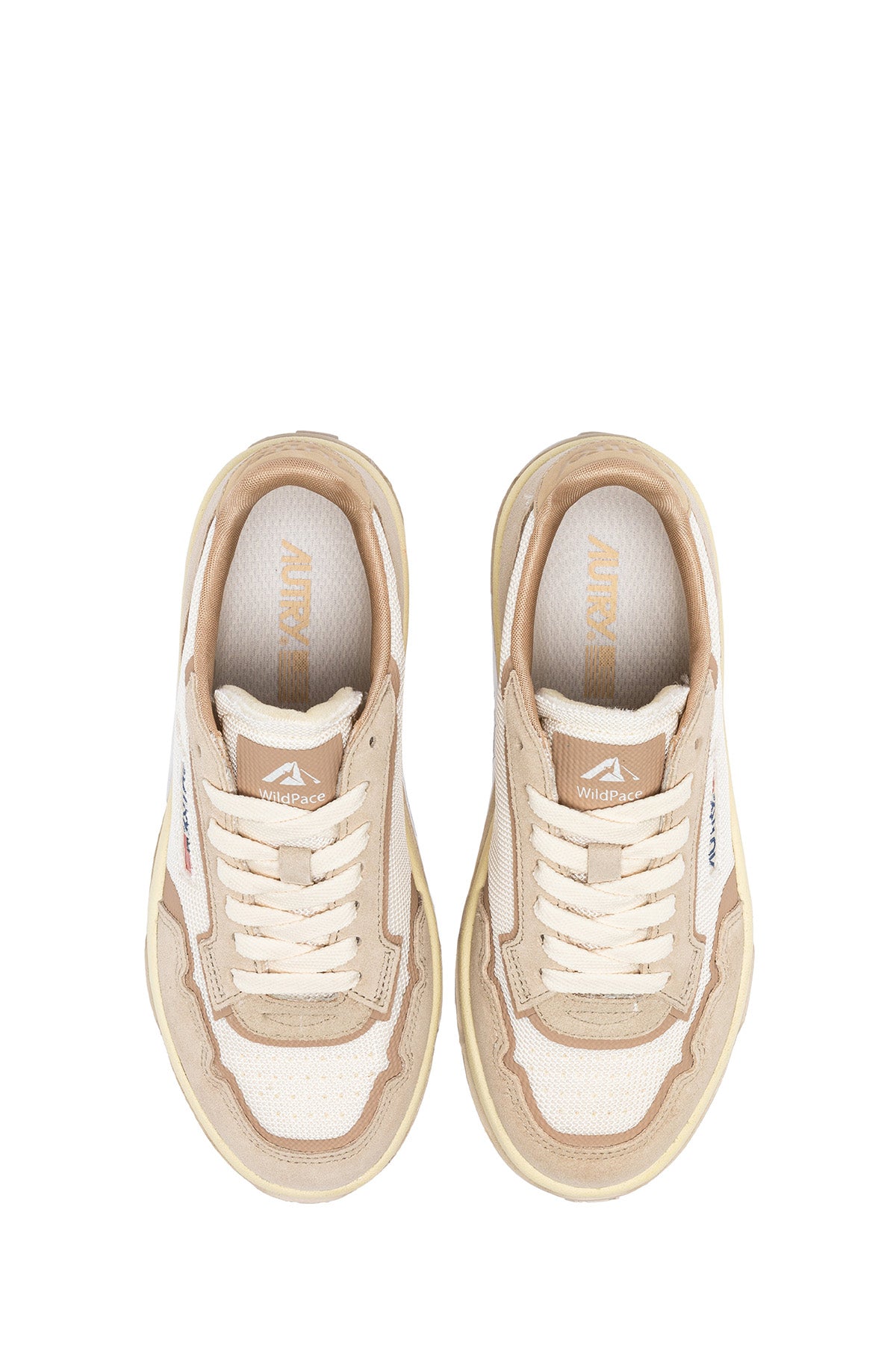 Autry Damen Sneaker Wildspace Low Weiss/Sand BEIGE Bild 4