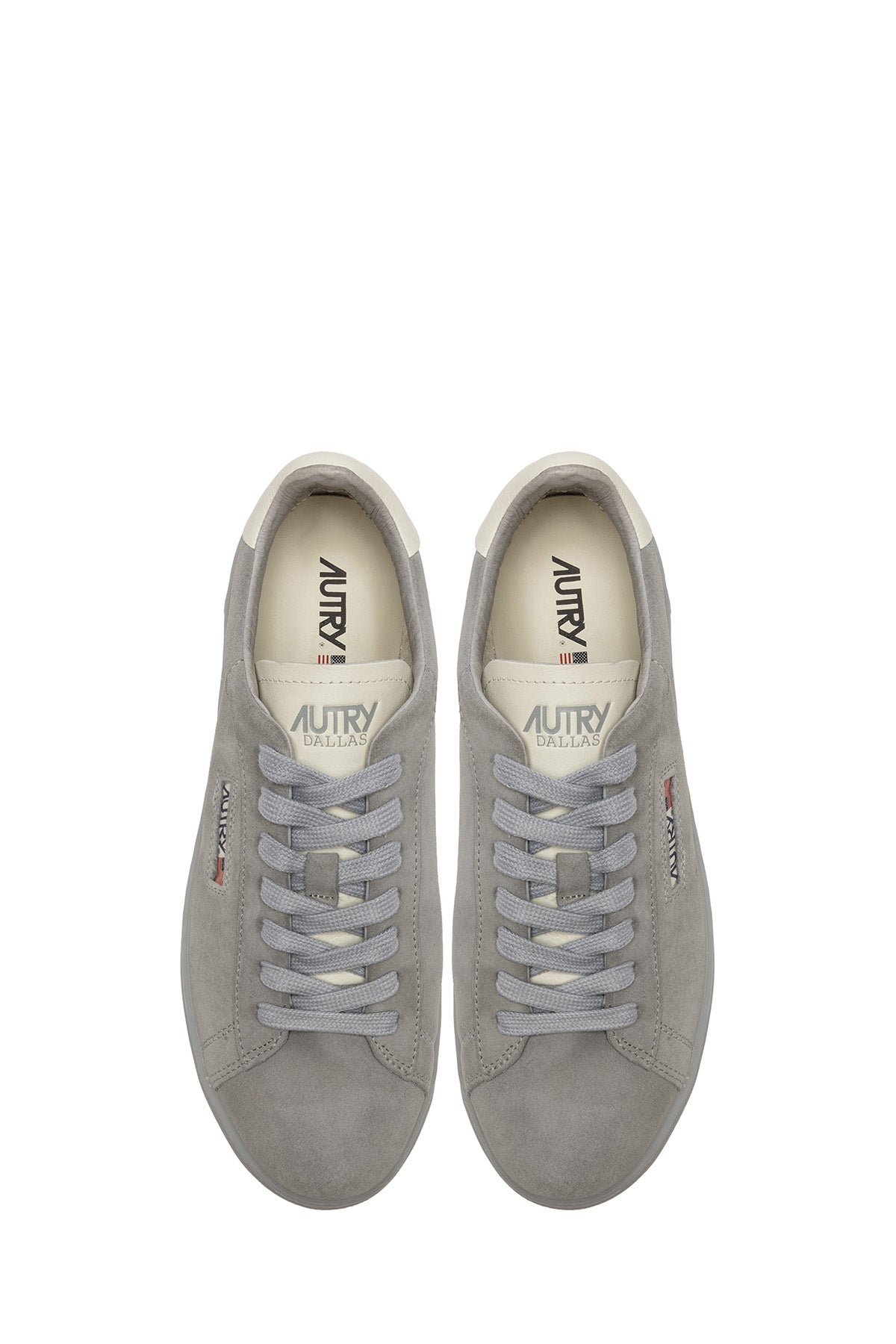 Autry Herren Low Sneaker Dallas Marshmallow/Iris GRAU Bild 4