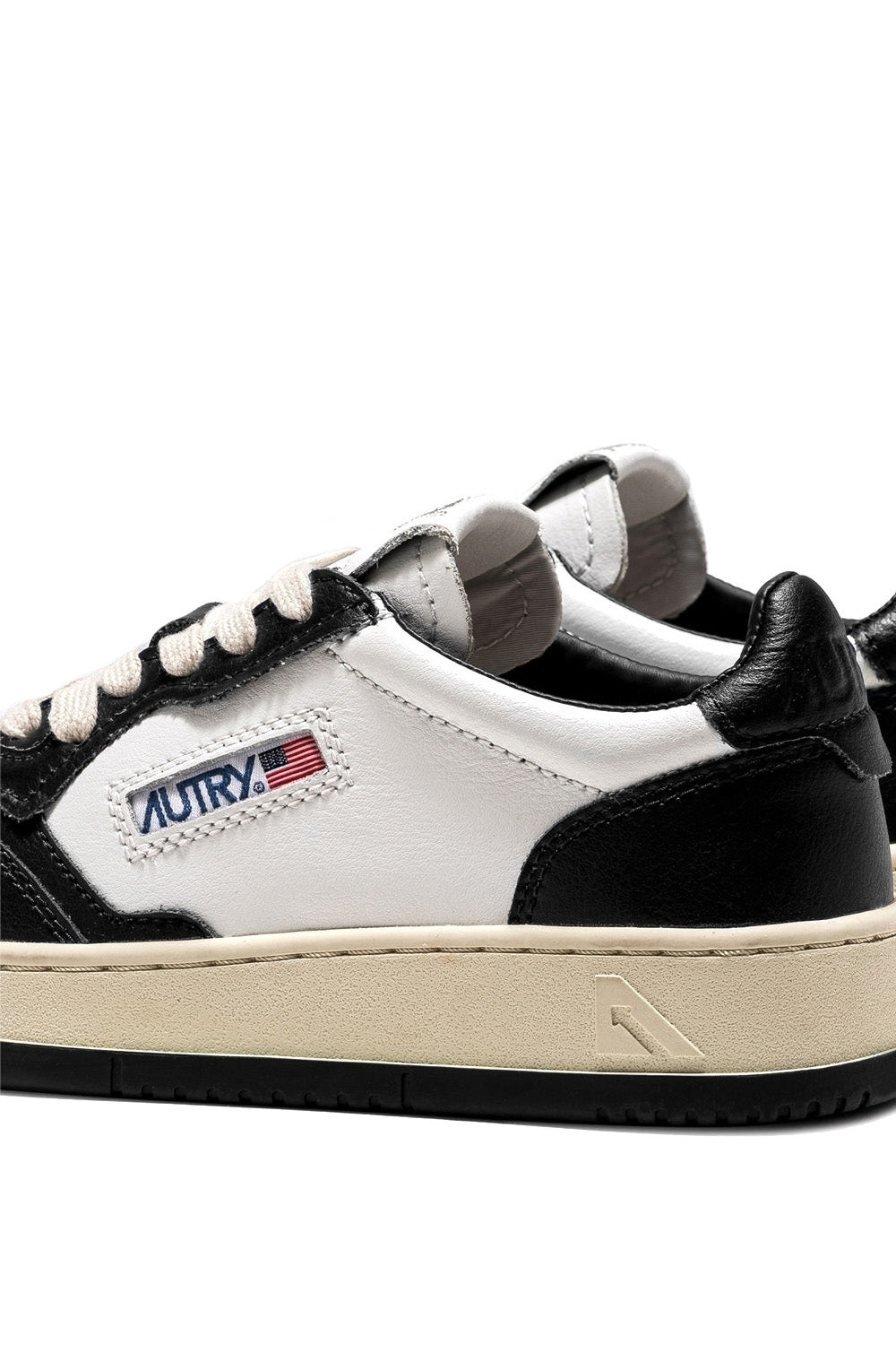Autry Herren Low Sneaker Medalist Leat White/Black WEISS Bild 4