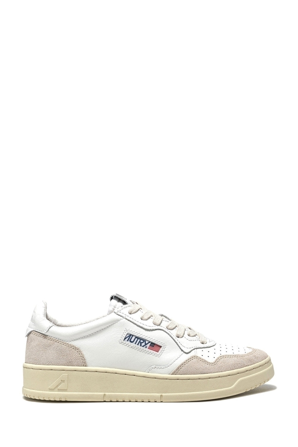 Autry Herren Low Sneaker Medalist Suede Weiss WEISS Bild 1