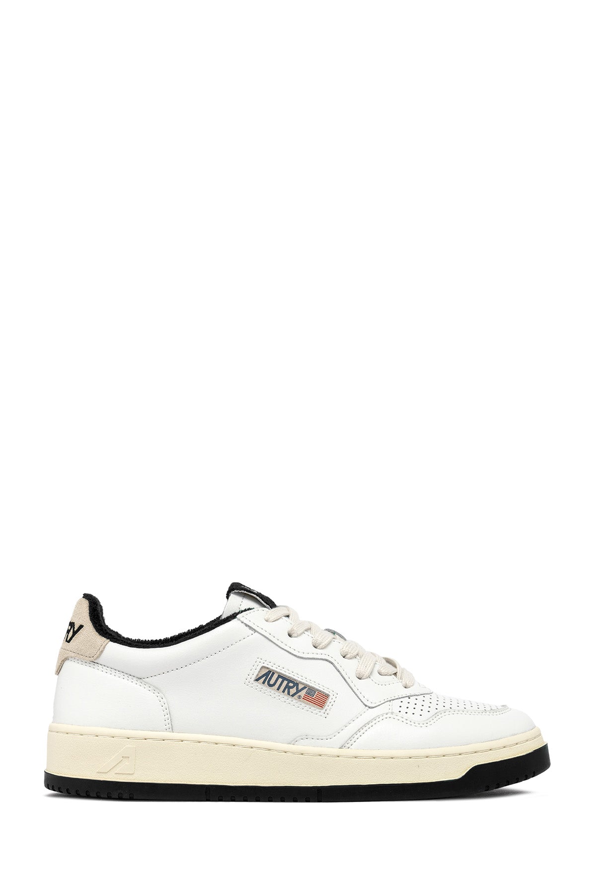 Autry Herren Low Sneaker Medalist Weiss/Schwarz WEISS Bild 1