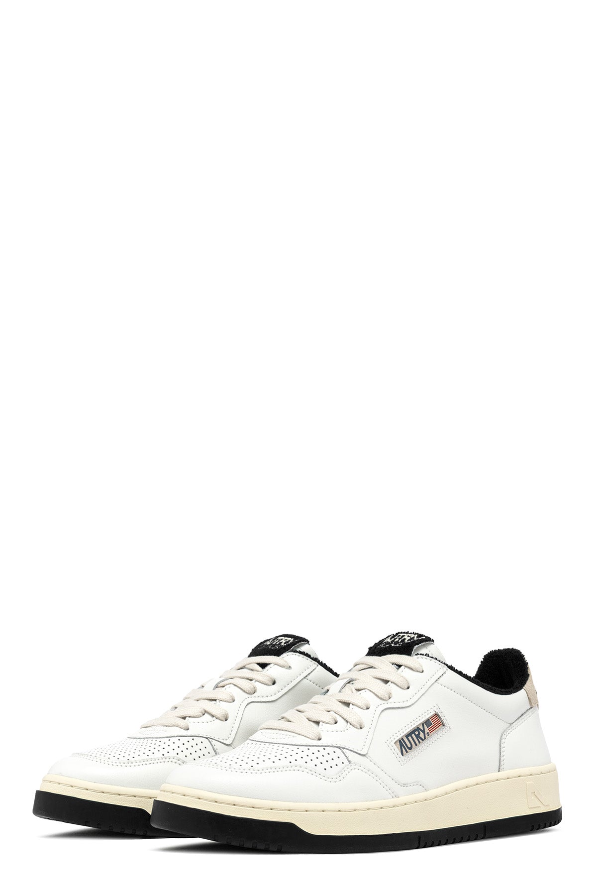 Autry Herren Low Sneaker Medalist Weiss/Schwarz WEISS Bild 2