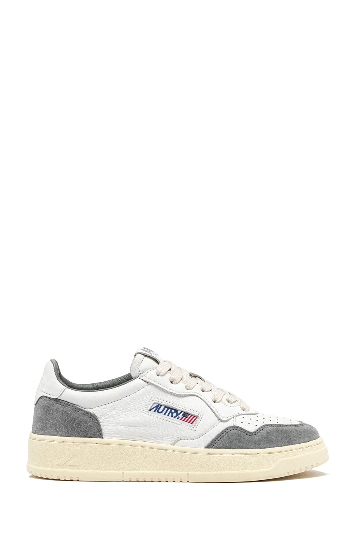 Autry Herren Sneaker Medalist Goat Suede Weiss/Grau GS37 Bild 1