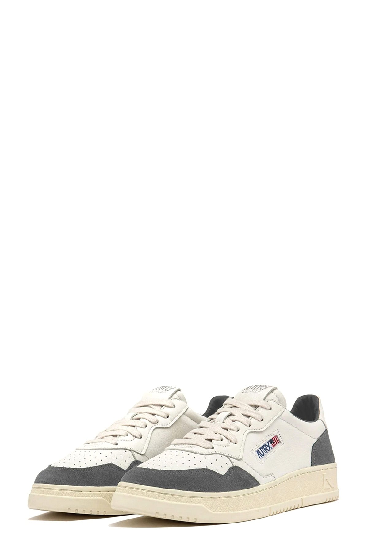 Autry Herren Sneaker Medalist Goat Suede Weiss/Morel GS45 Bild 2