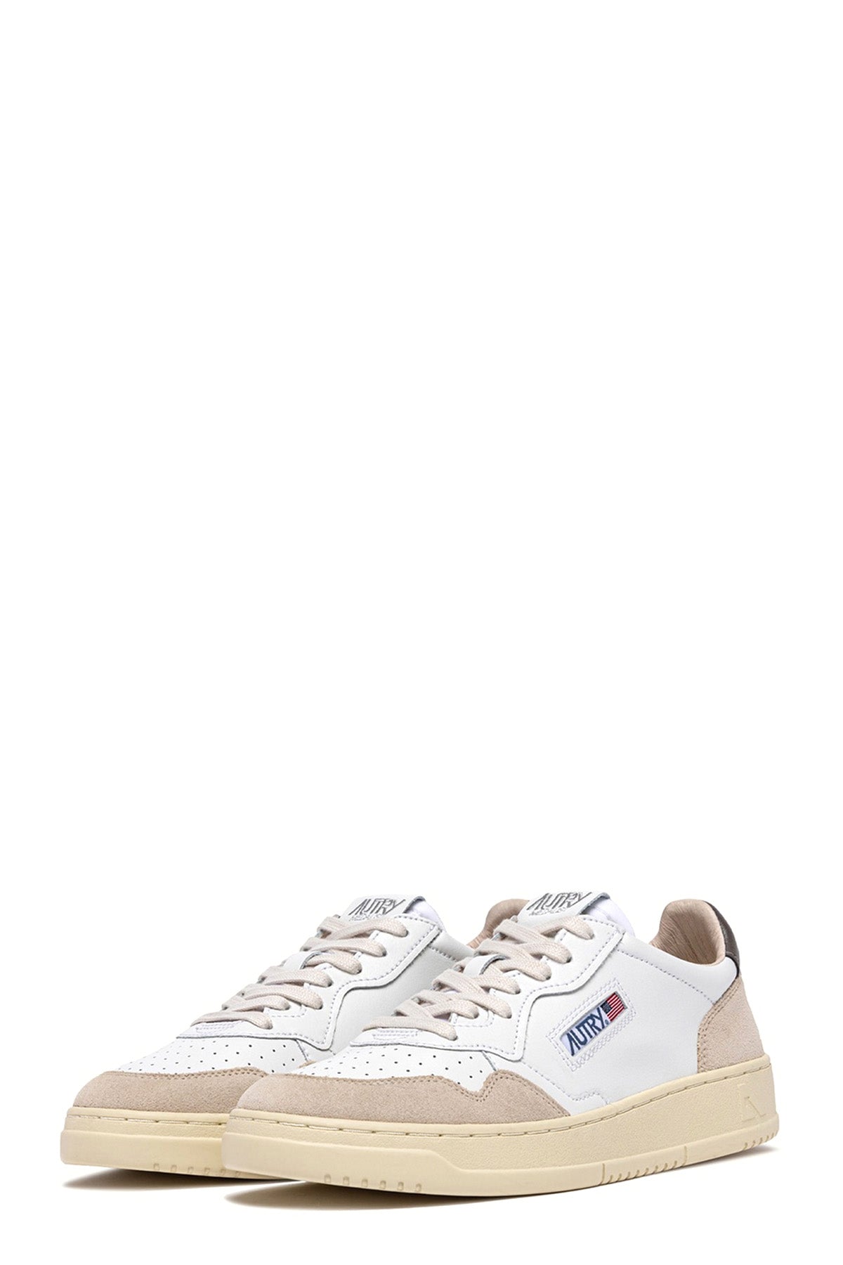 Autry Herren Sneaker Medalist Leat Suede Weiss/Morel LS01 Bild 2