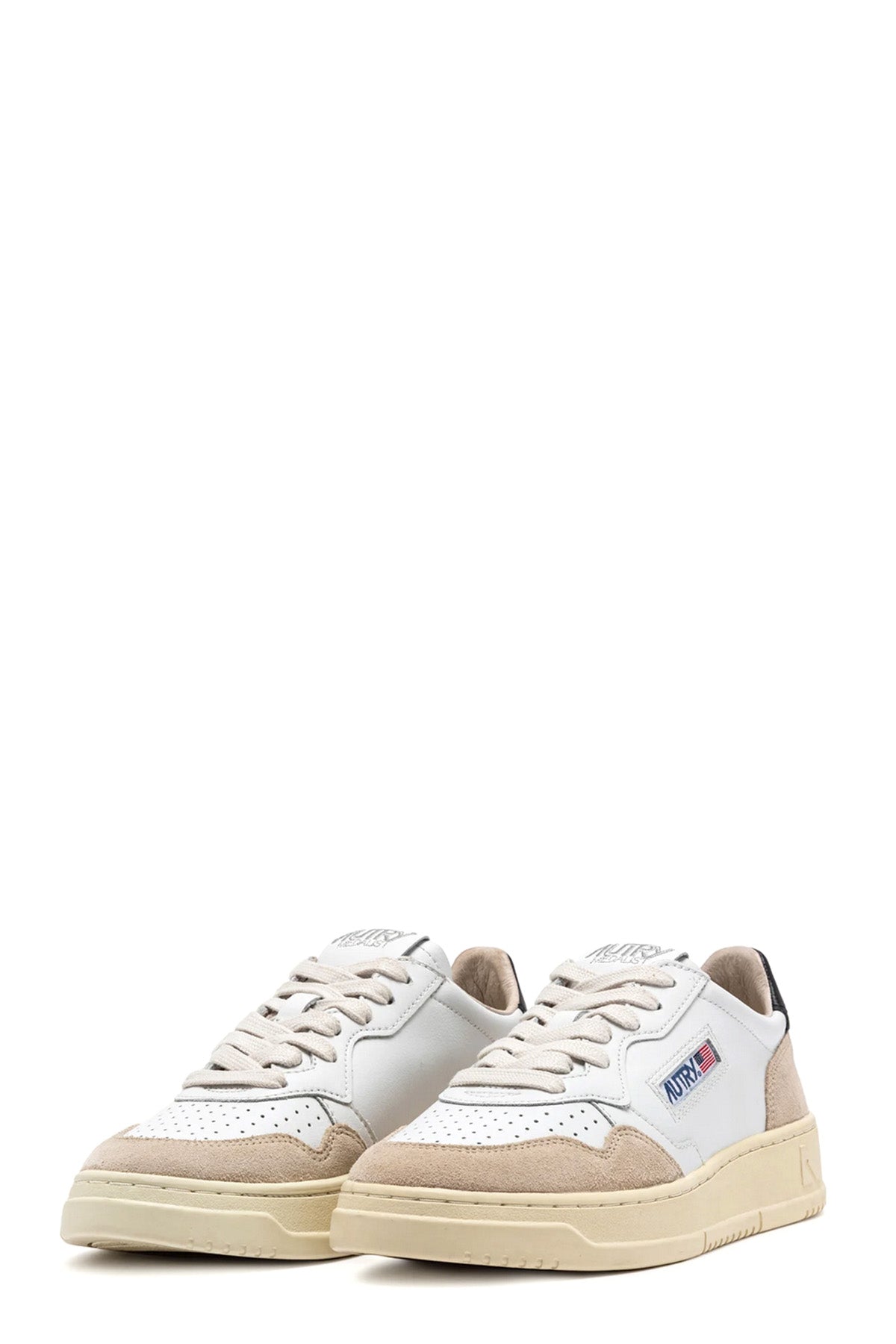 Autry Herren Sneaker Medalist Leat Suede Weiss/Schwarz LS21 Bild 2