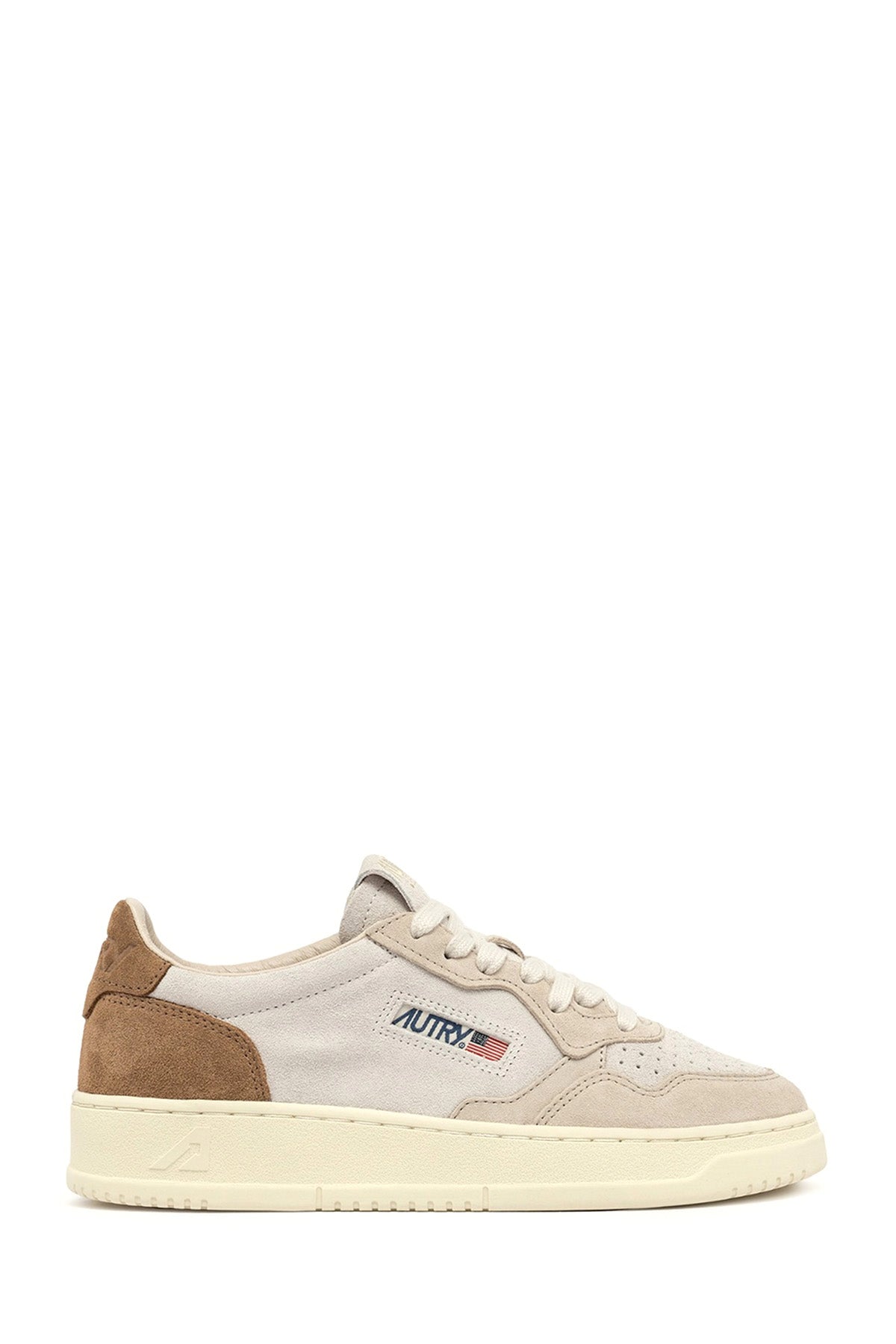 Autry Herren Sneaker Medalist Tricolor Beige/Braun TS01 Bild 1
